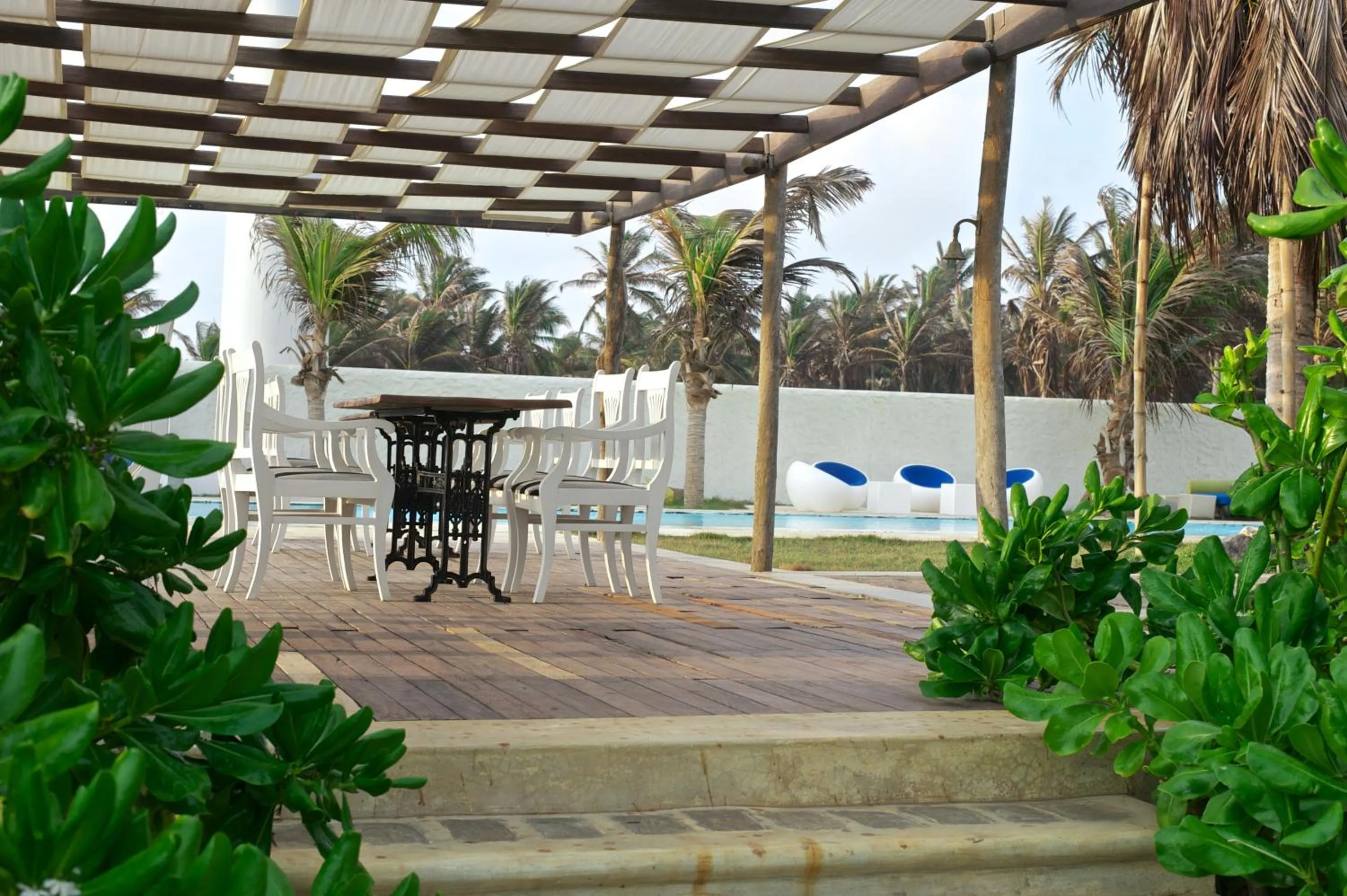 Patio in Dolphin Beach Resort