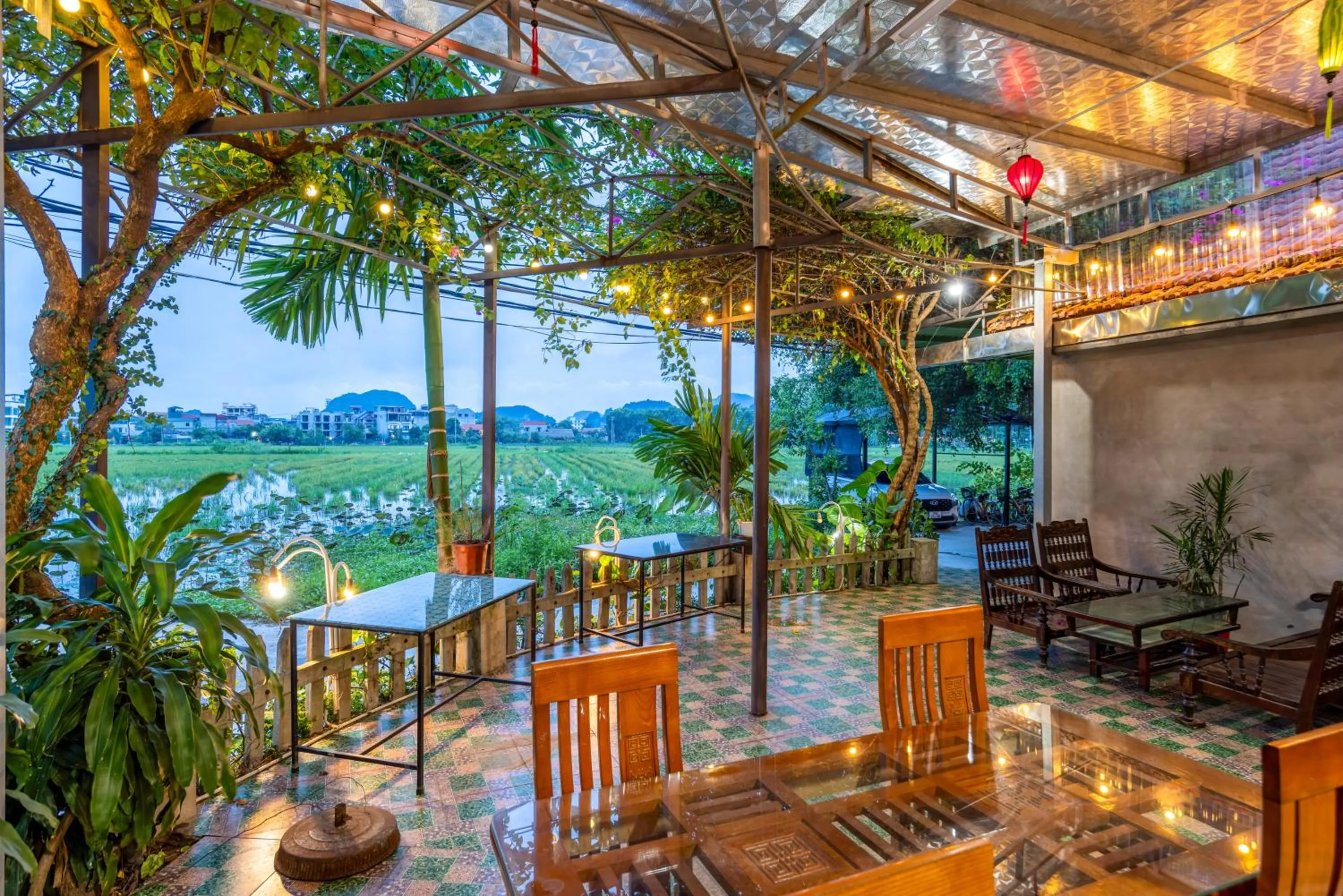 Patio in Eco Field Nest Tam Coc