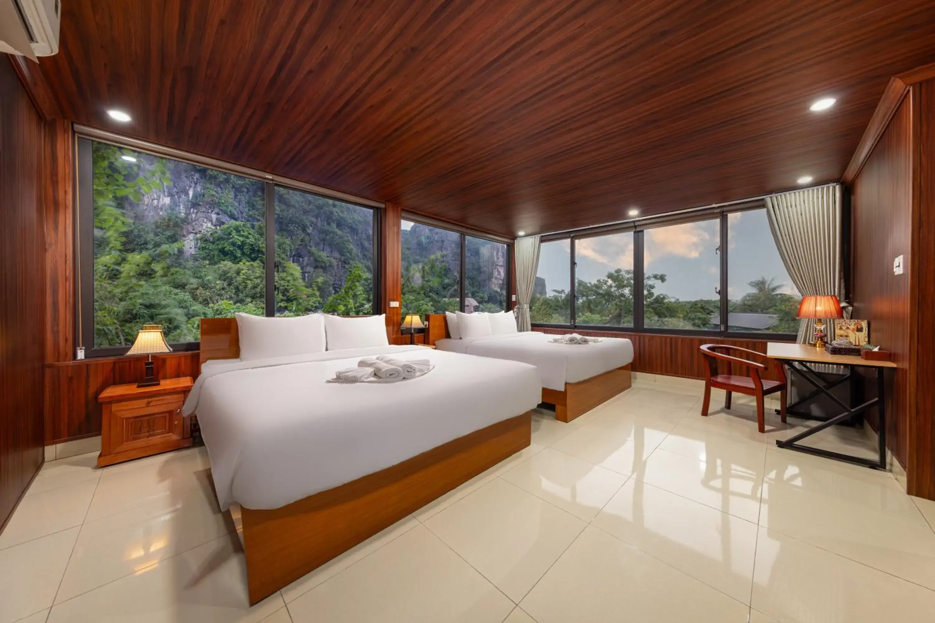 Family Room with Mountain View in Tam Coc Eco Field Nest By ANMS GROUP Family Room with Mountain View in Tam Coc Eco Field Nest By ANMS GROUP