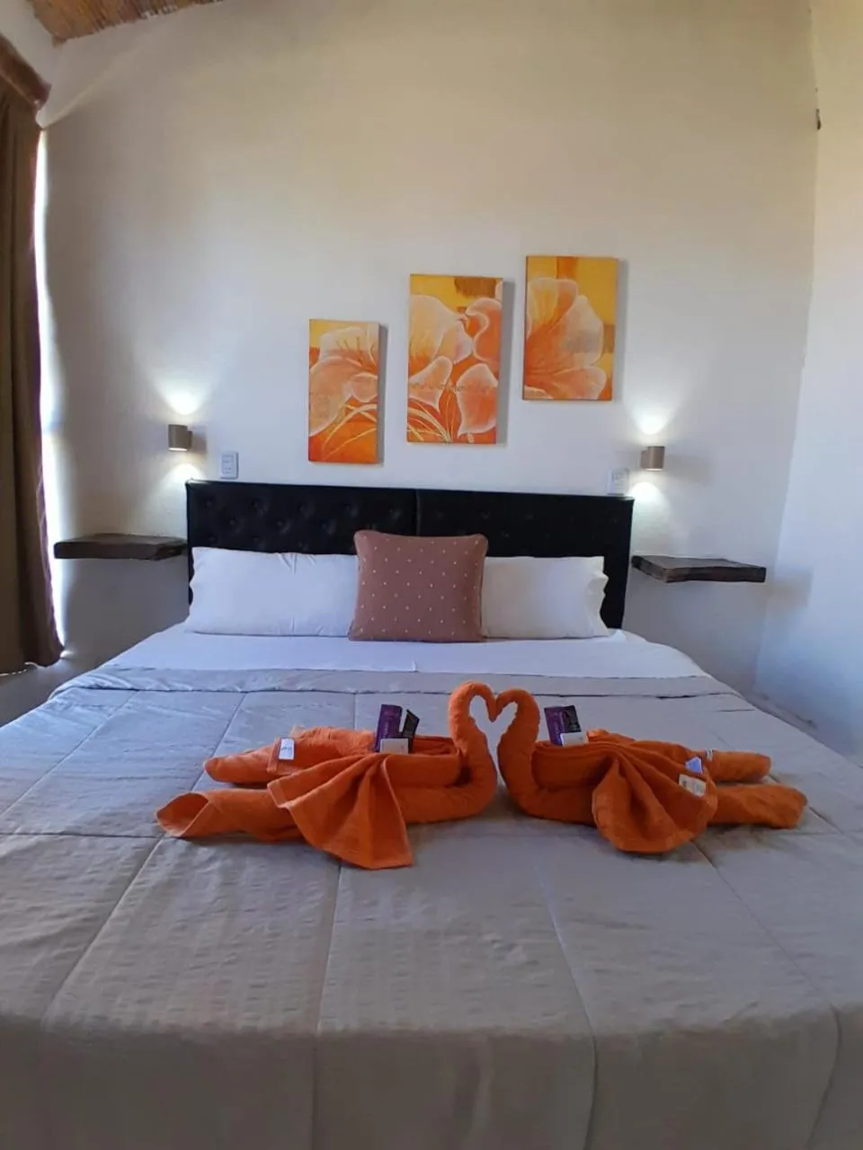 Bed in Hotel Hacienda Casa Blanca