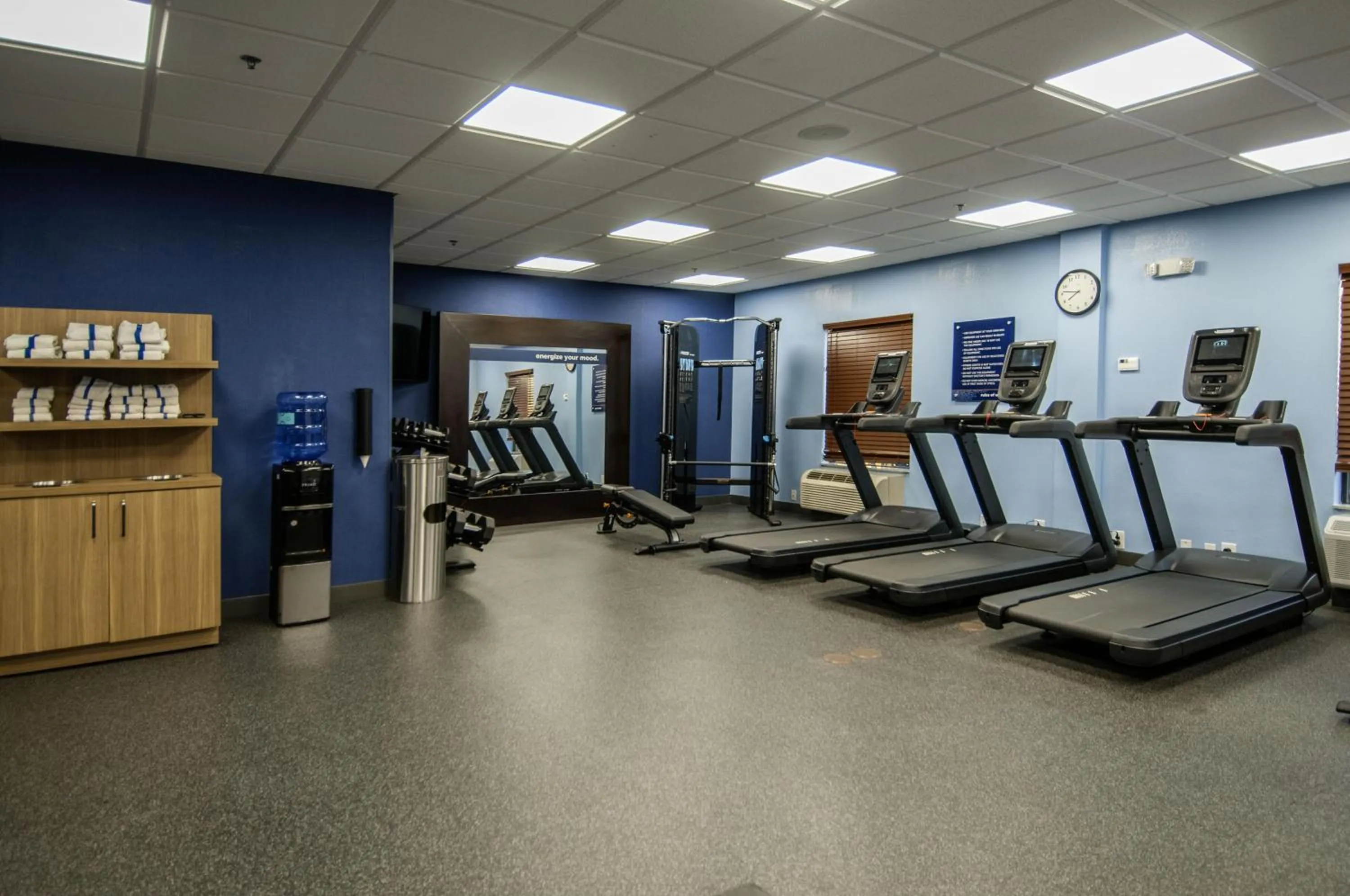 Fitness centre/facilities in Hampton Inn West Monroe