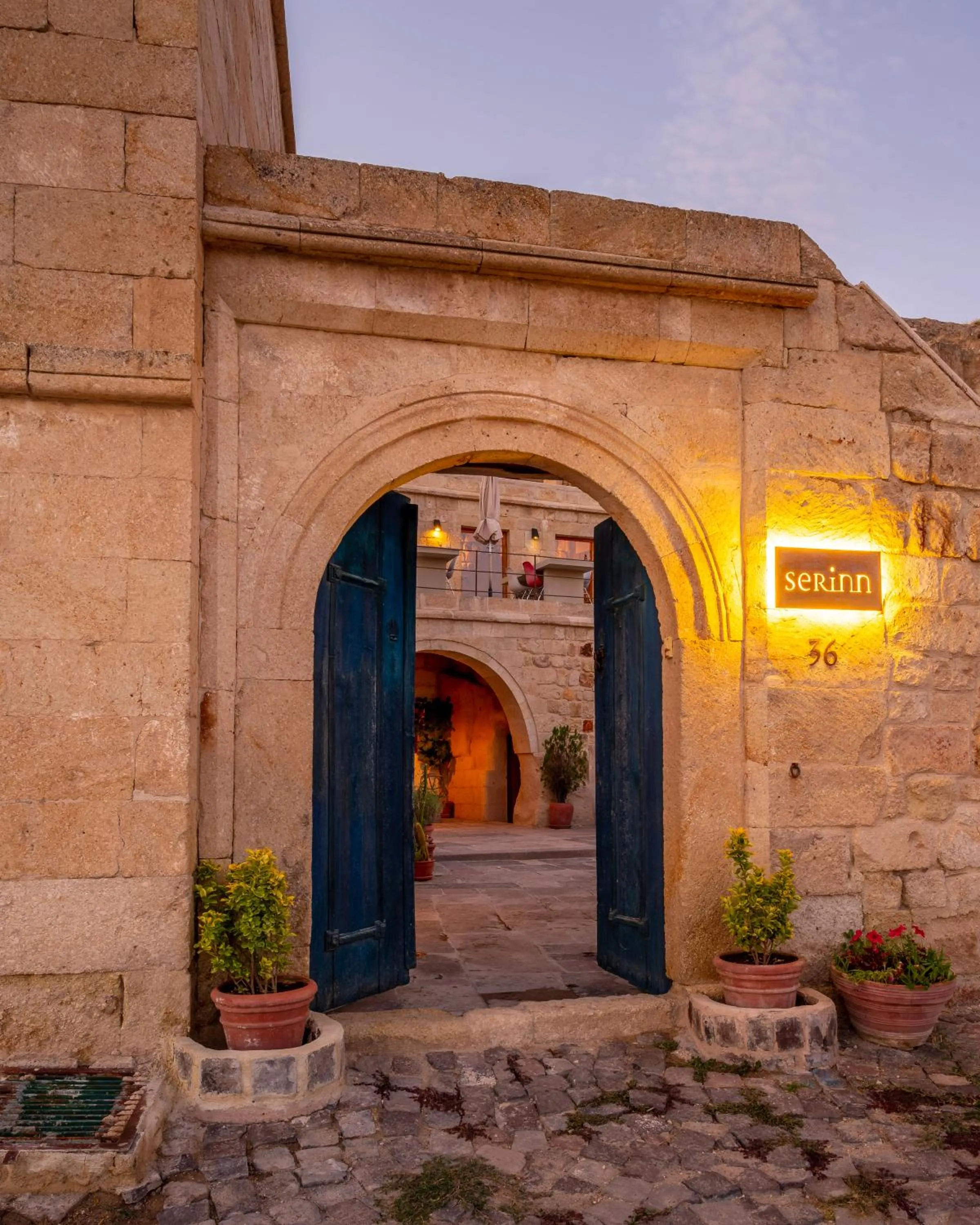 Facade/entrance in Serinn House