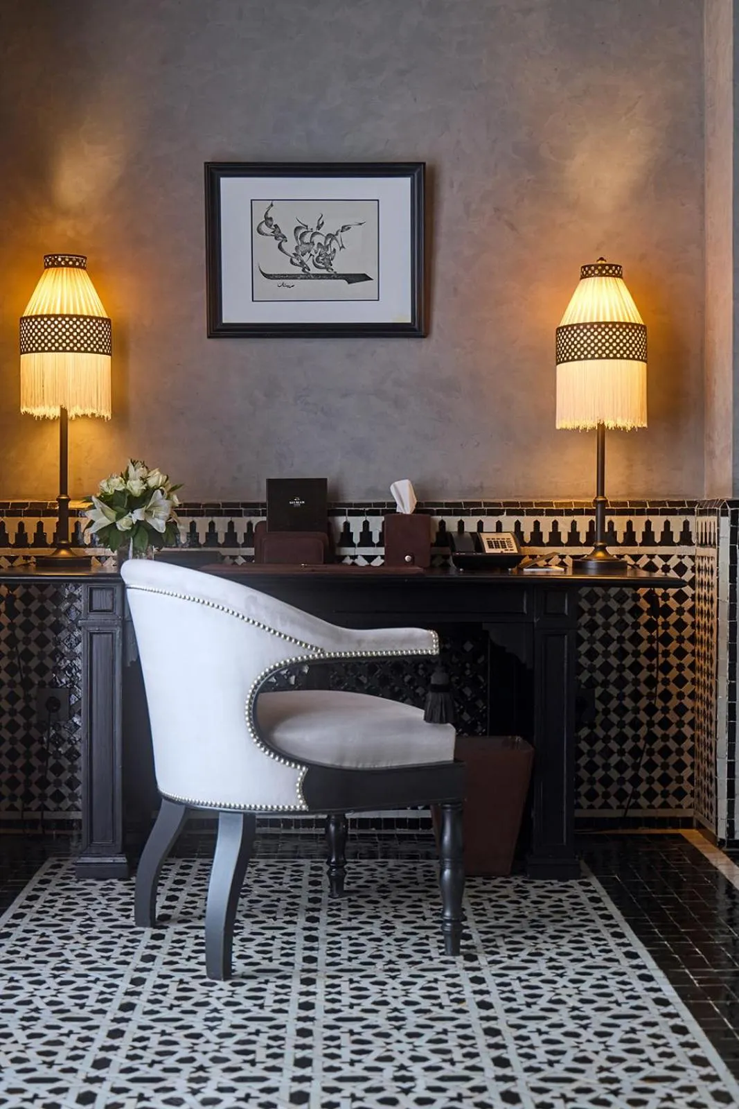 Seating area in Selman Marrakech