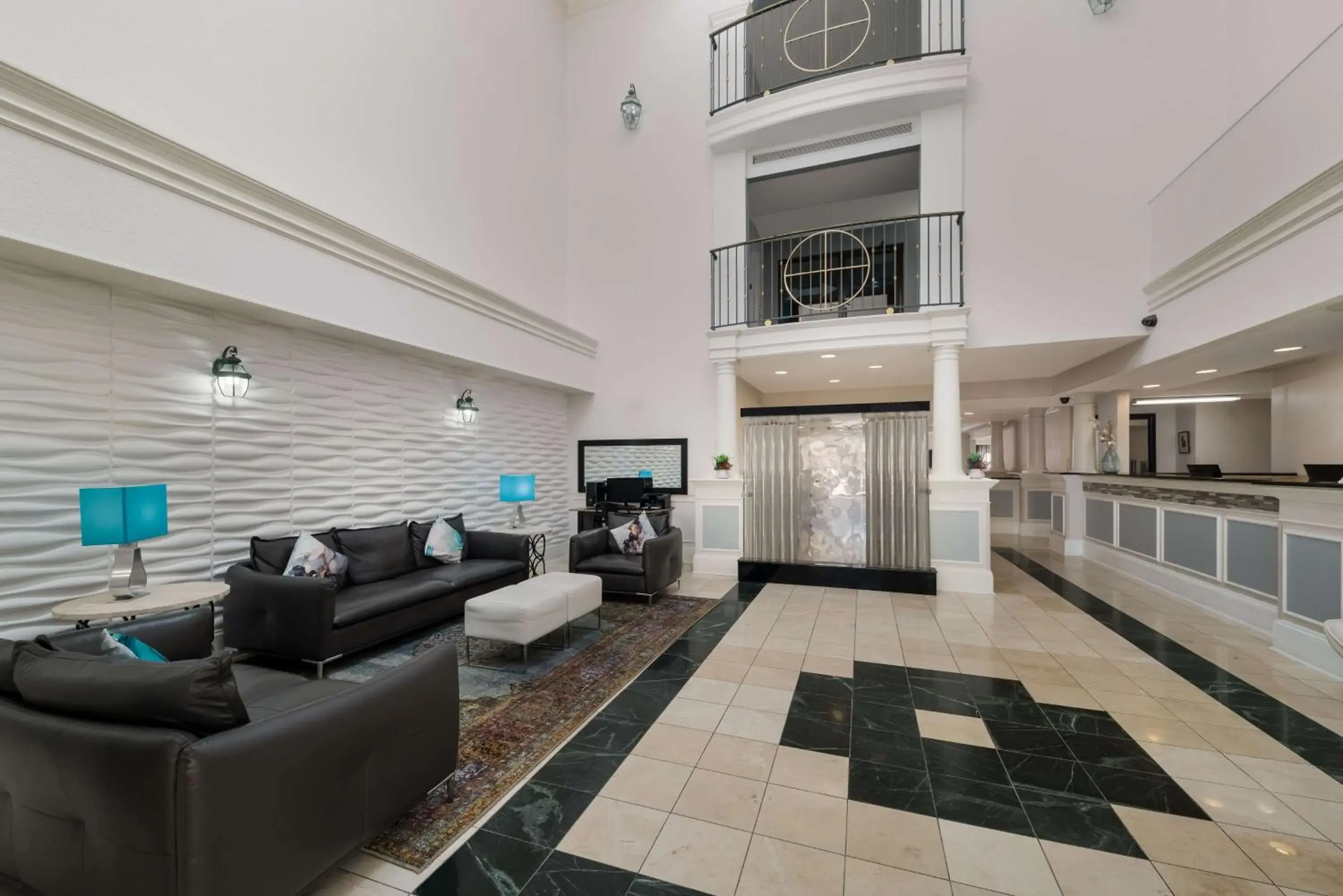 Lobby or reception in SureStay Plus Hotel by Best Western Plano Lobby or reception in SureStay Plus Hotel by Best Western Plano