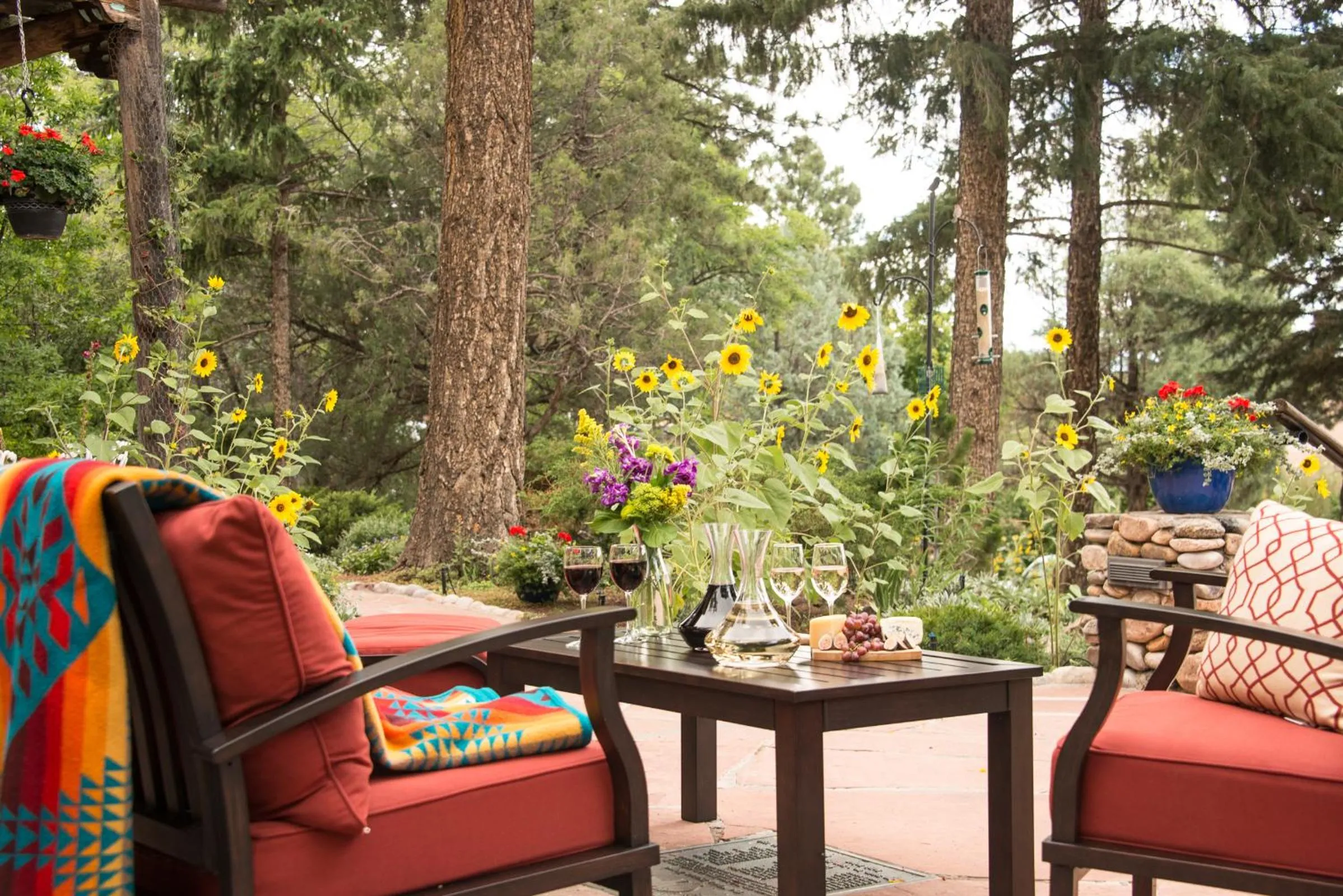 Garden in Inn of the Turquoise Bear