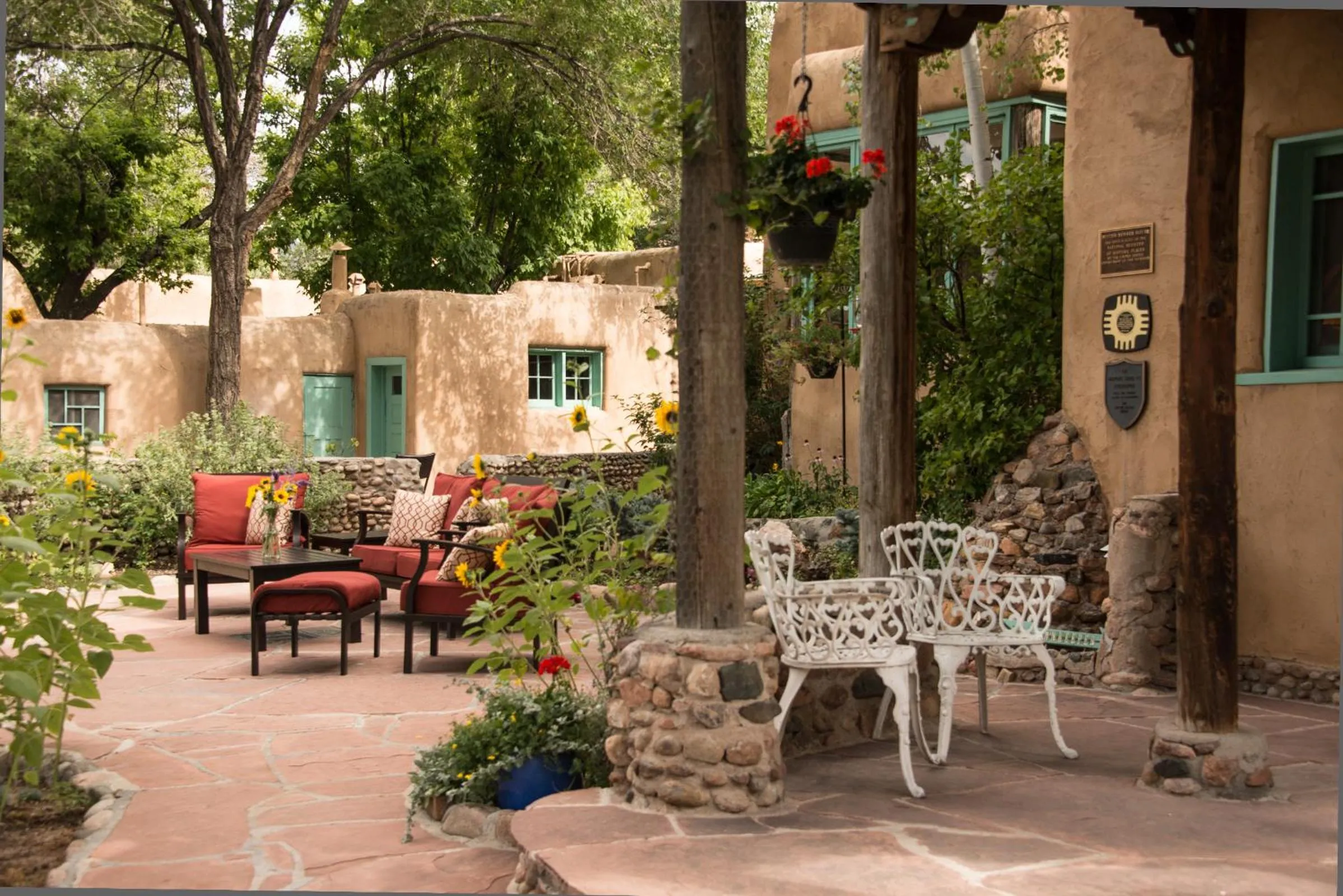 Garden in Inn of the Turquoise Bear
