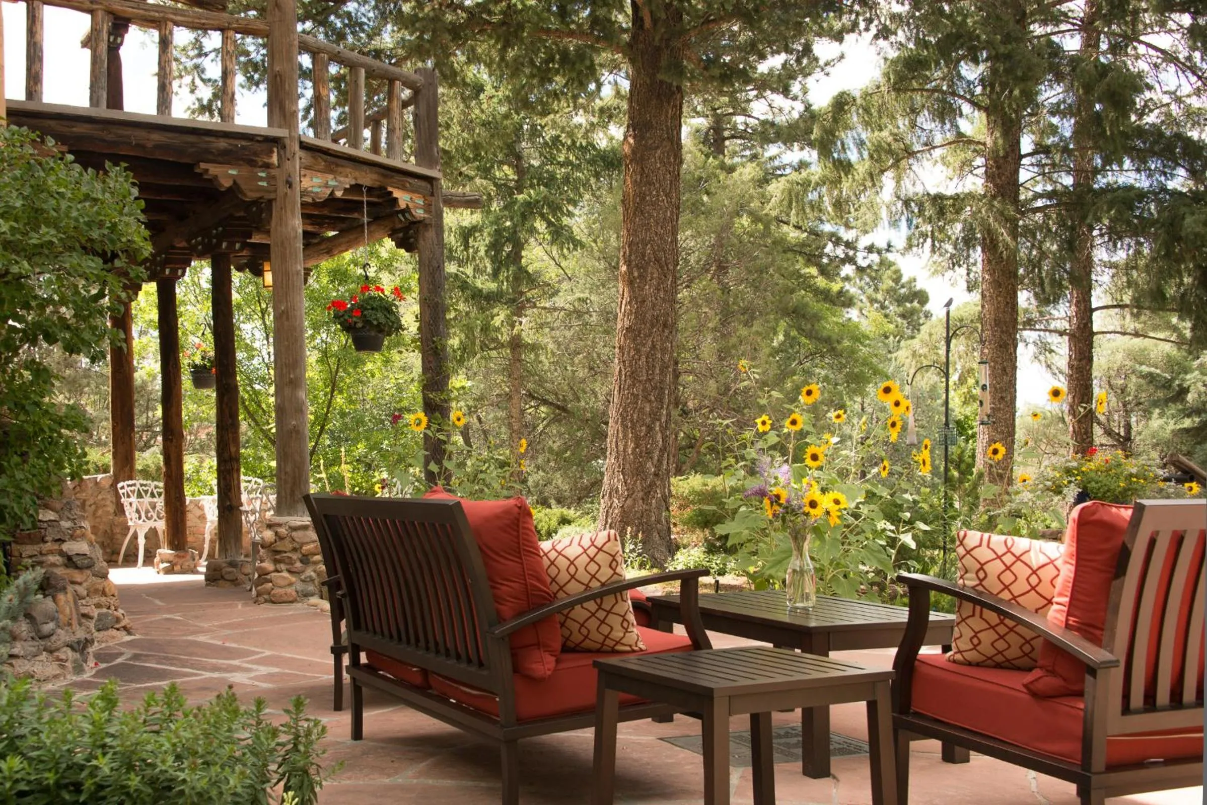 Patio in Inn of the Turquoise Bear