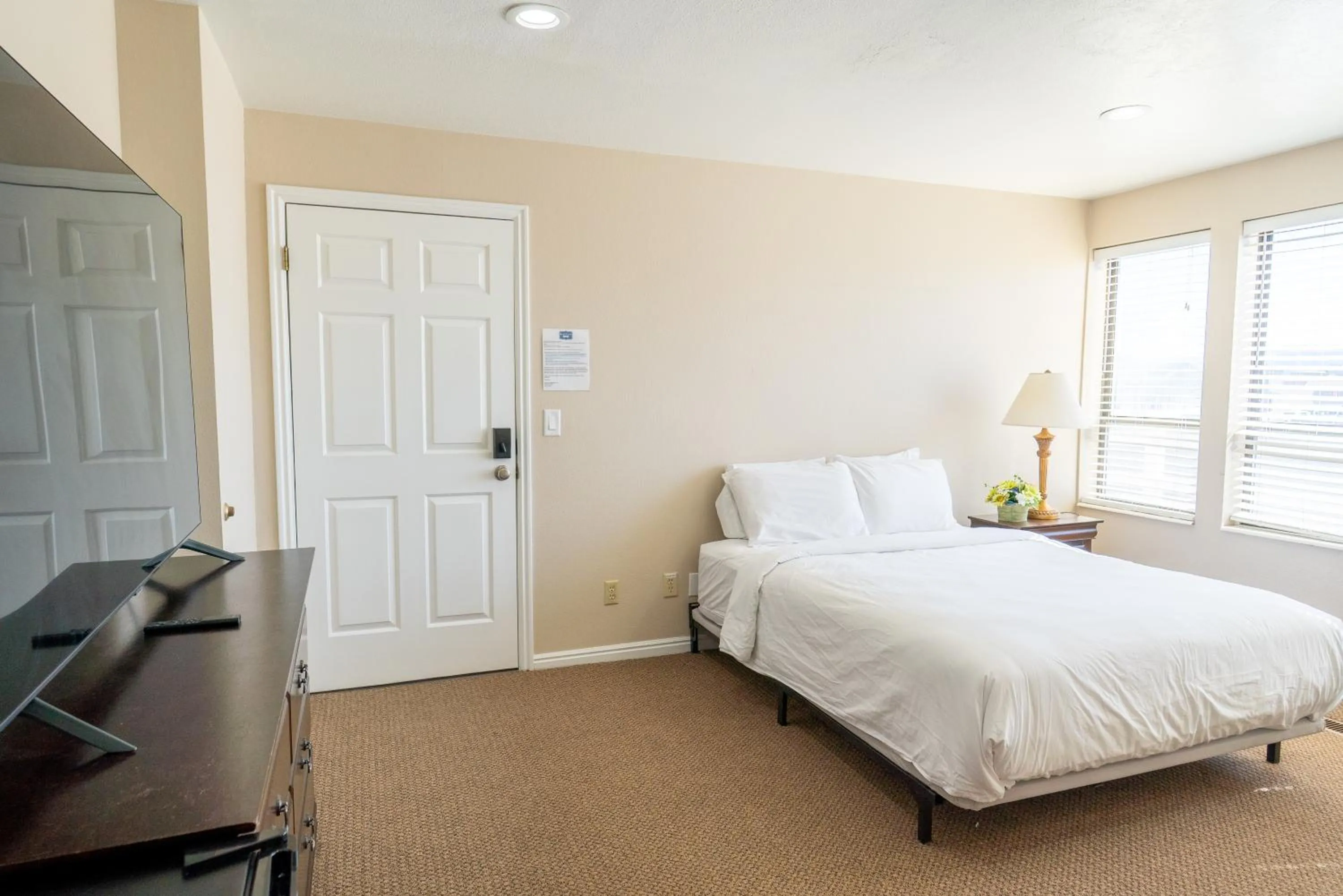 Bed in Road Creek Inn