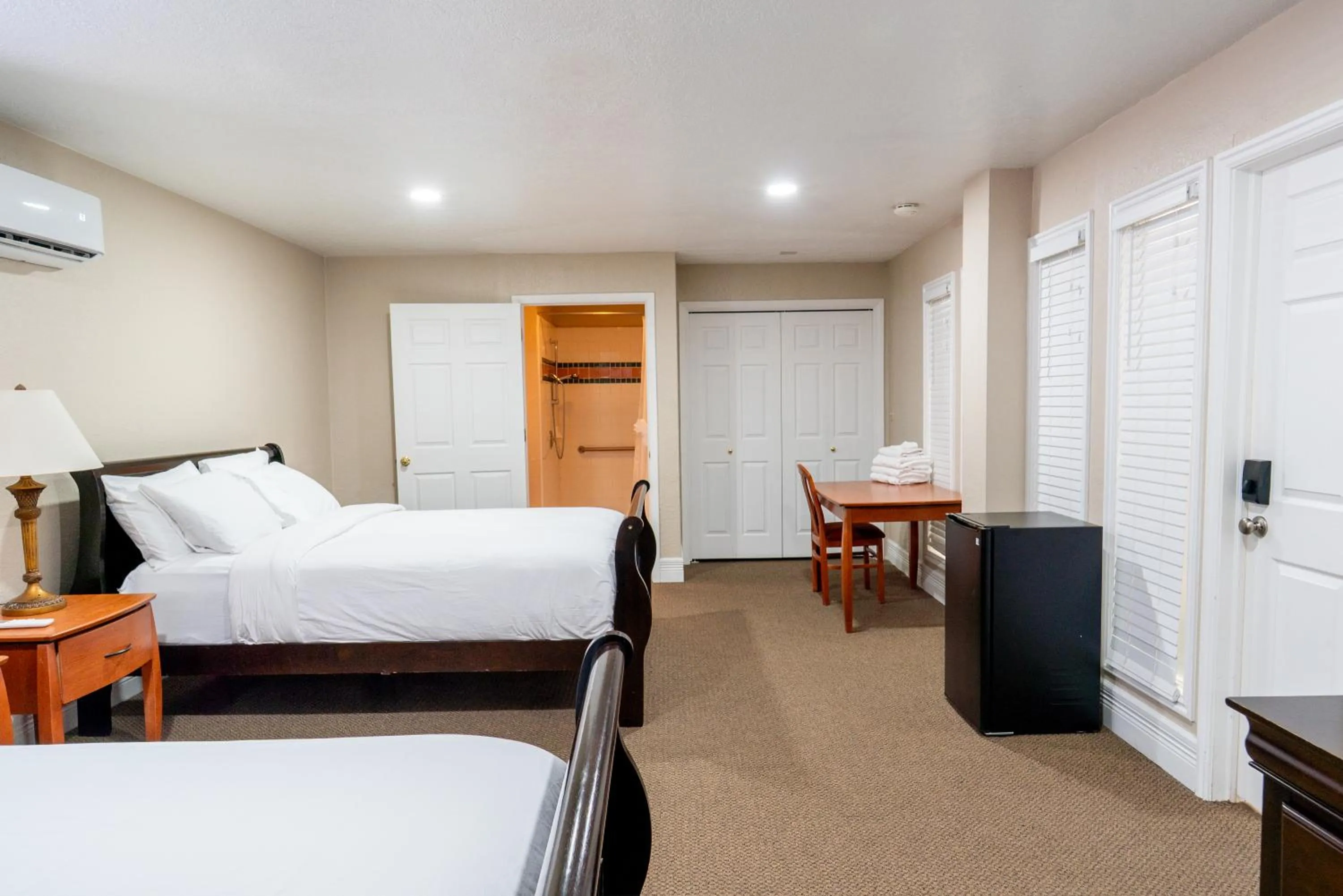 Bed in Road Creek Inn