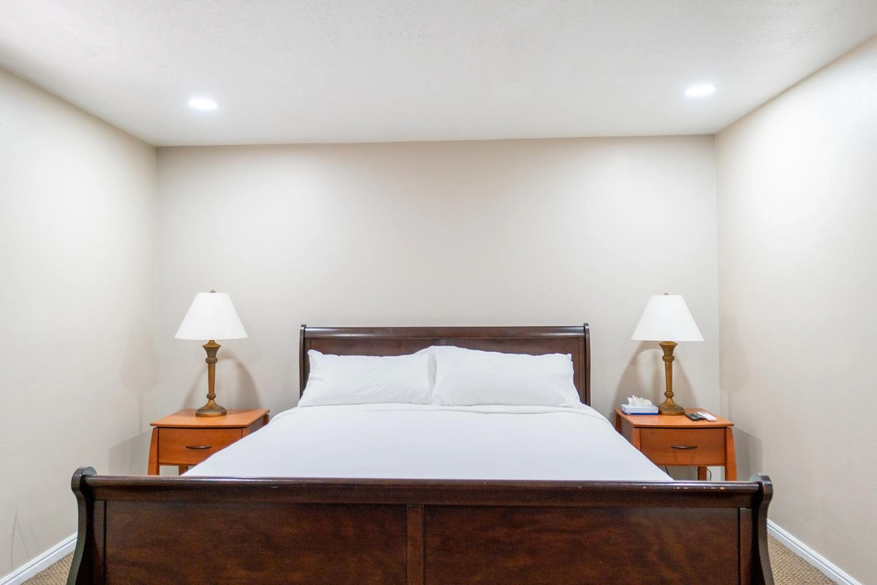 Bed in Road Creek Inn