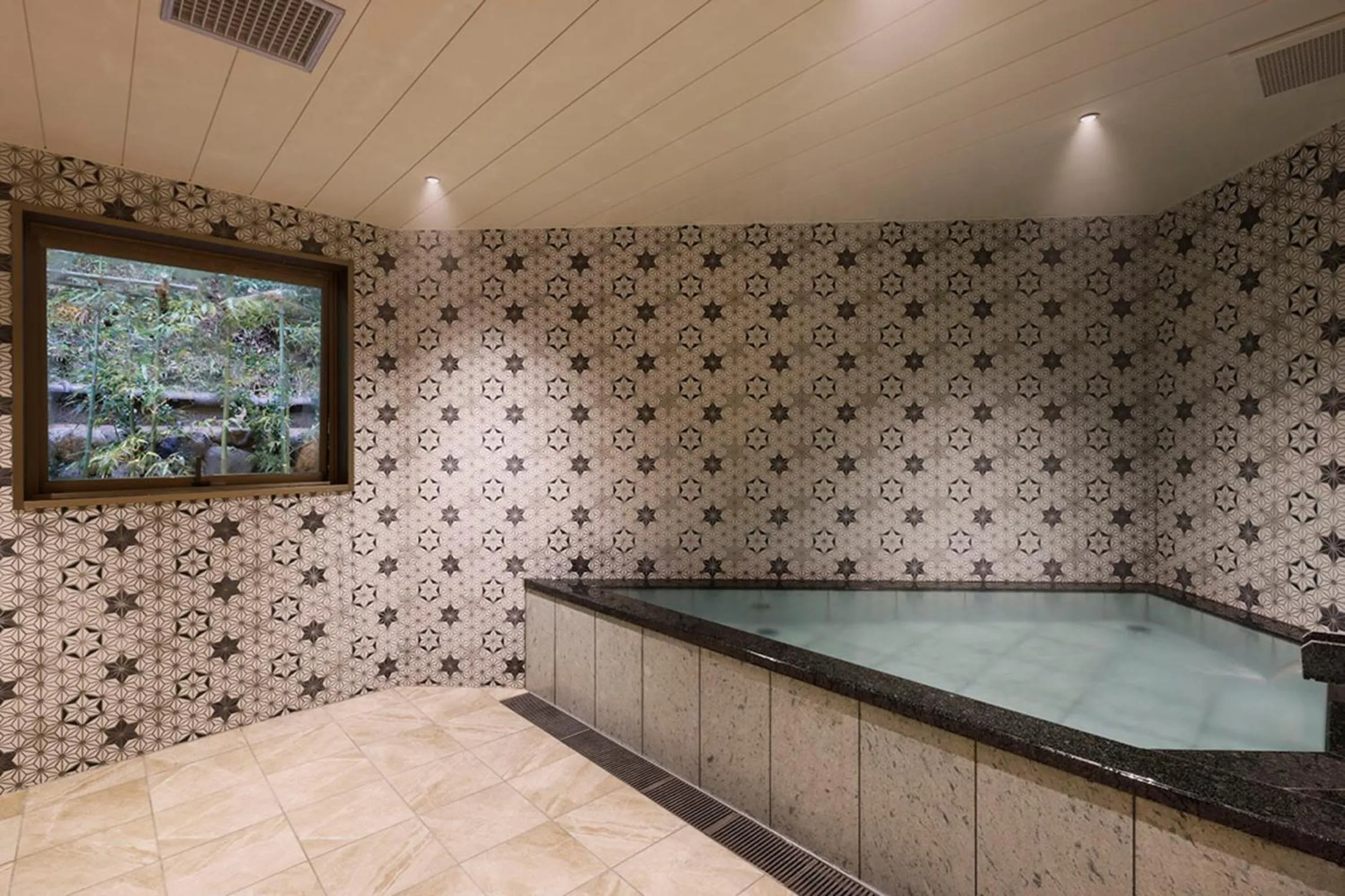 Hot Spring Bath in Yuraku Kinosaki Spa & Gardens