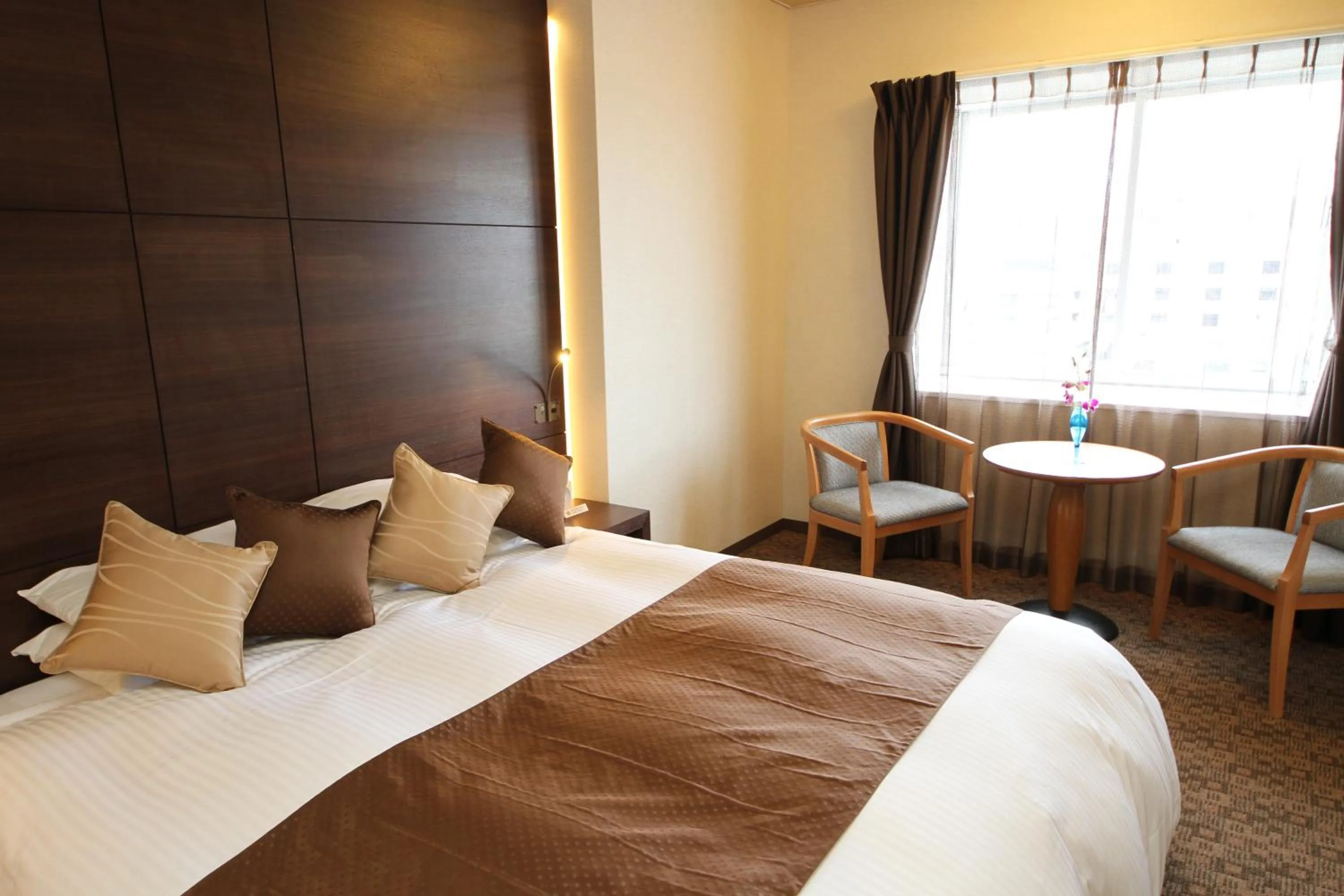 Bed in Hotel Miyahira