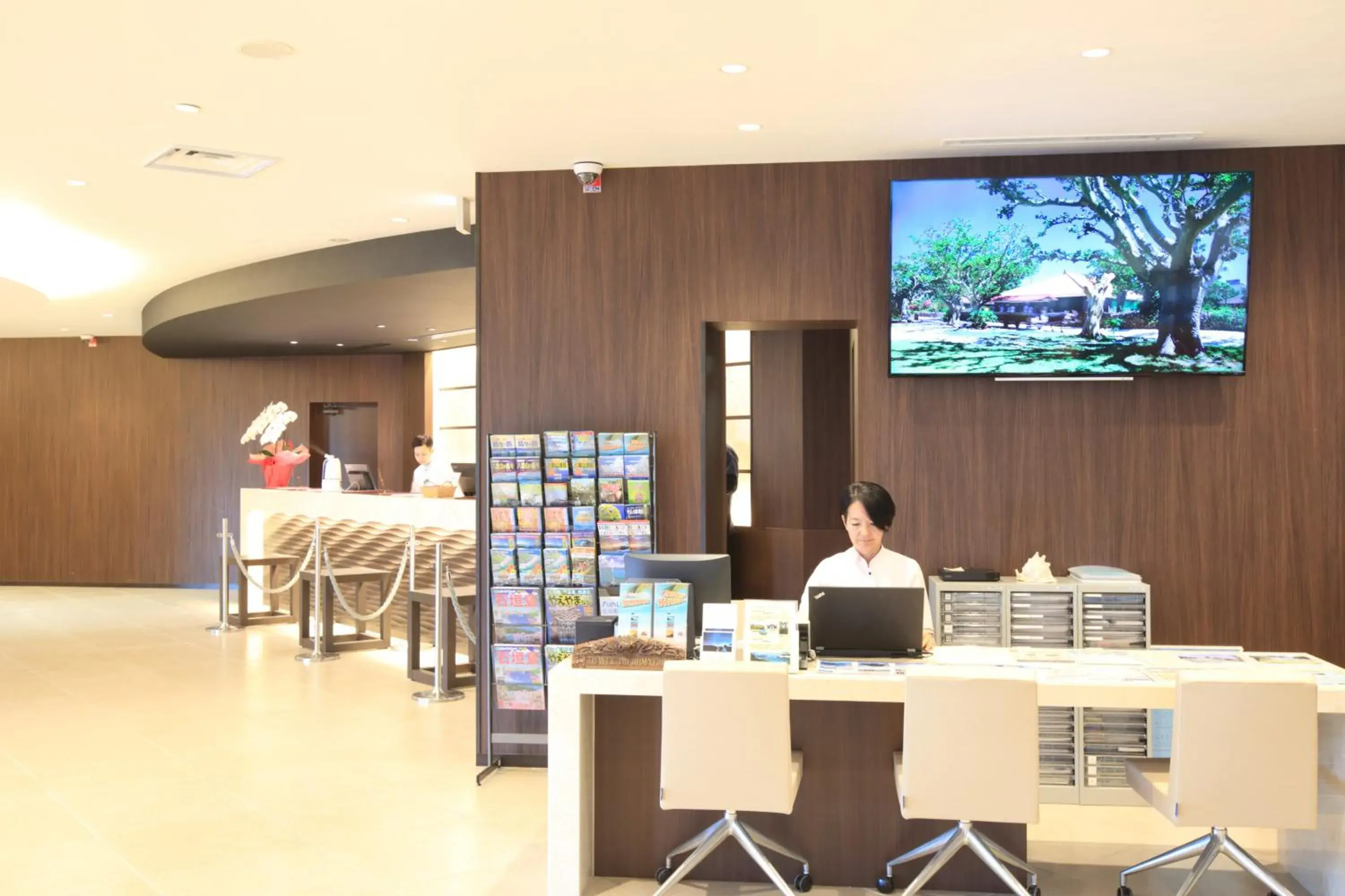 Lobby or reception in Hotel Miyahira Lobby or reception in Hotel Miyahira