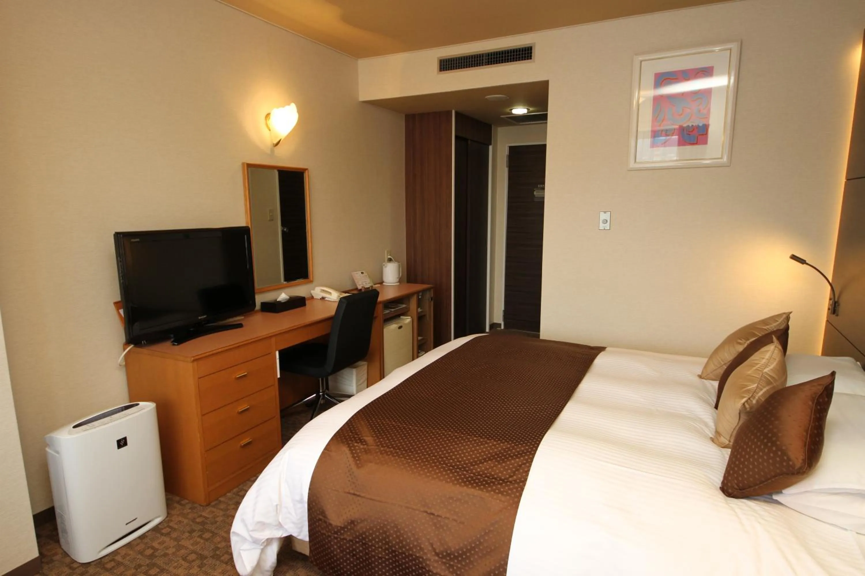 Bed in Hotel Miyahira