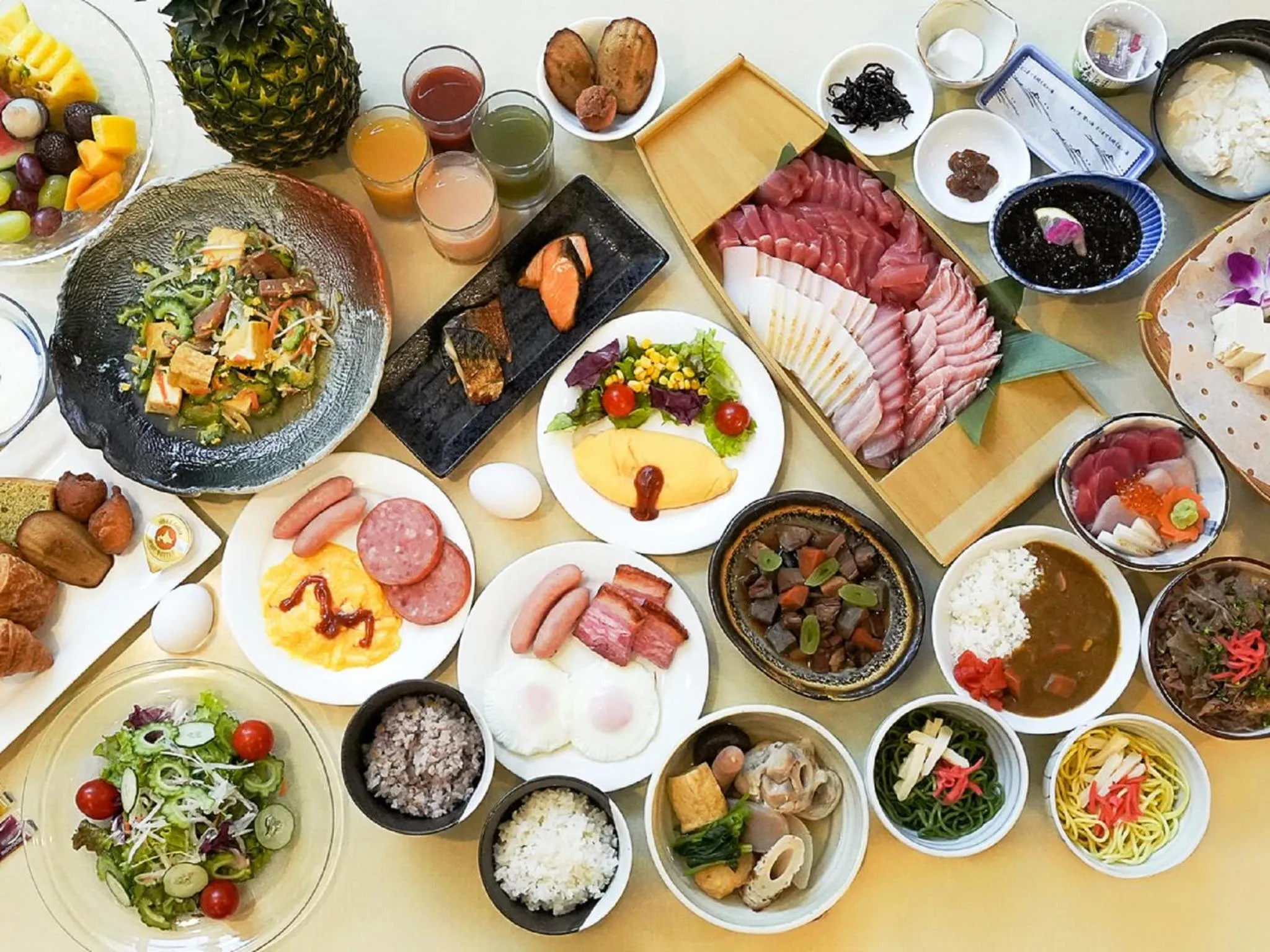 Breakfast in Hotel Miyahira