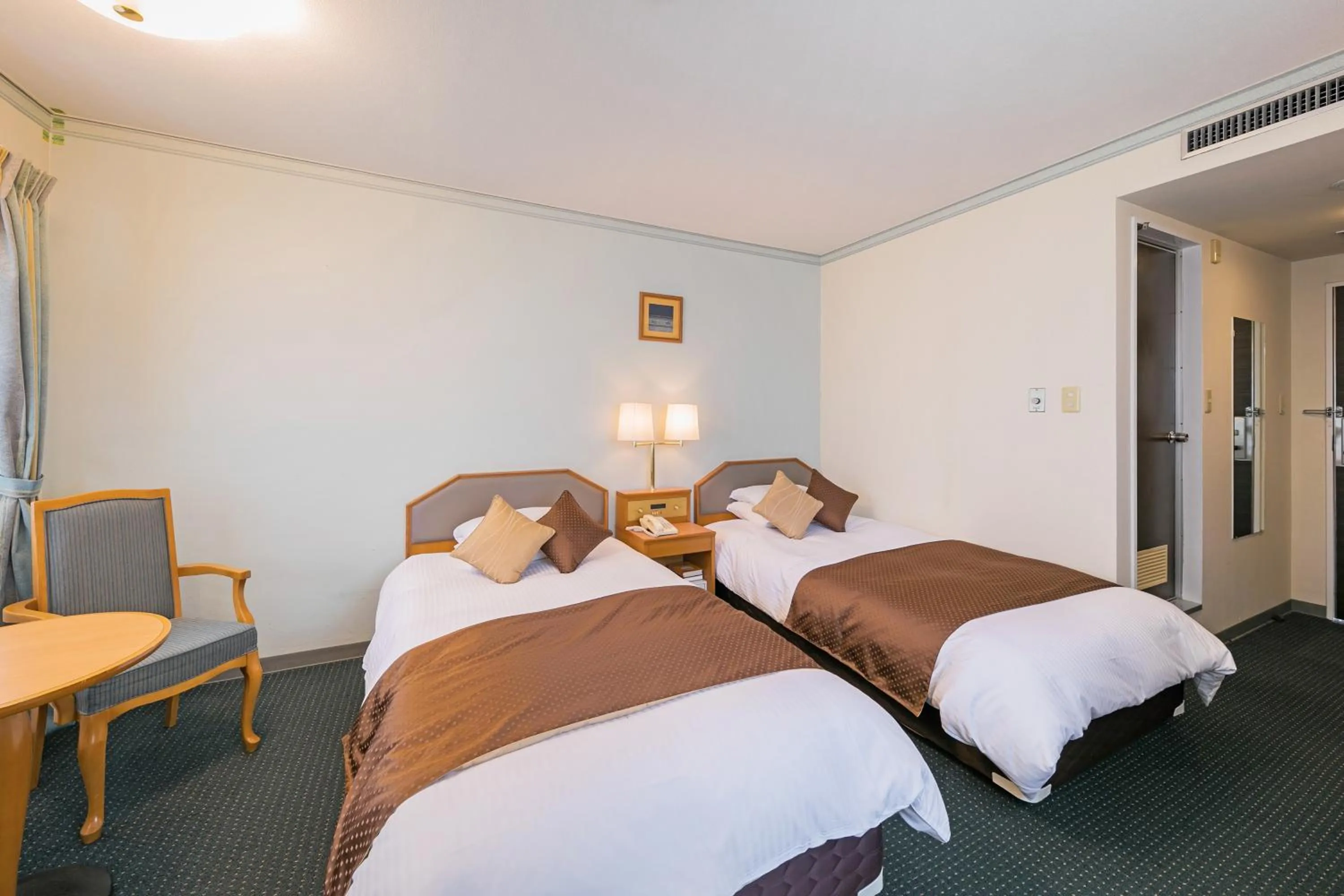 Bed in Hotel Miyahira