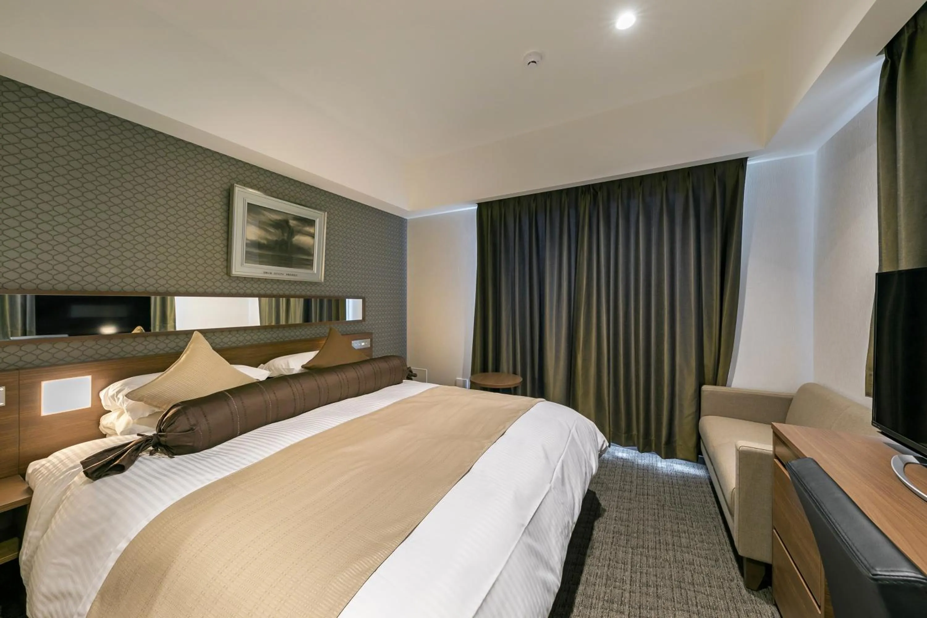 Bed in Hotel Miyahira