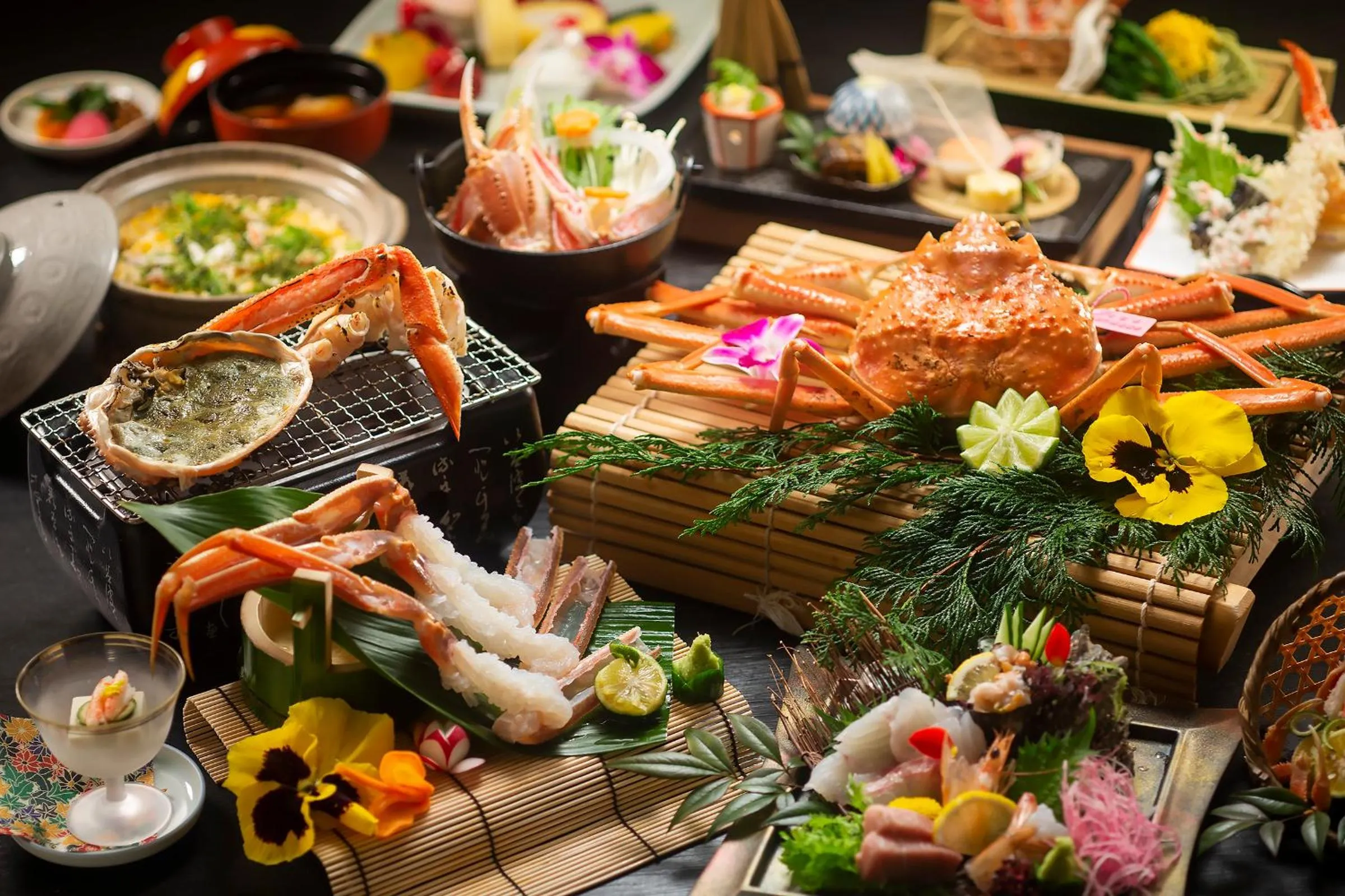 Food close-up in Kawaguchiya Kinosaki Riverside Hotel