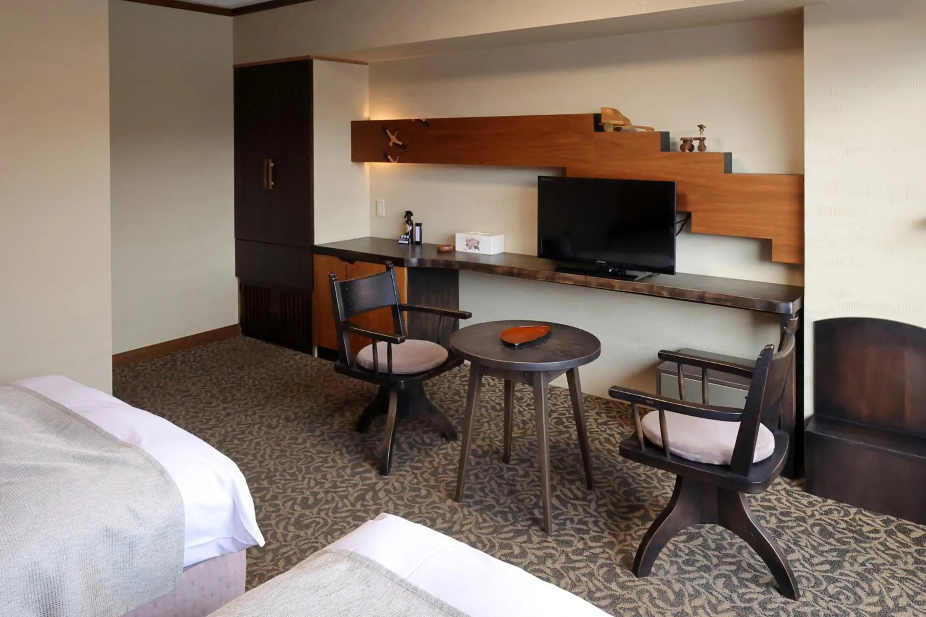 Photo of the whole room, Bed in Kawaguchiya Kinosaki Riverside Hotel