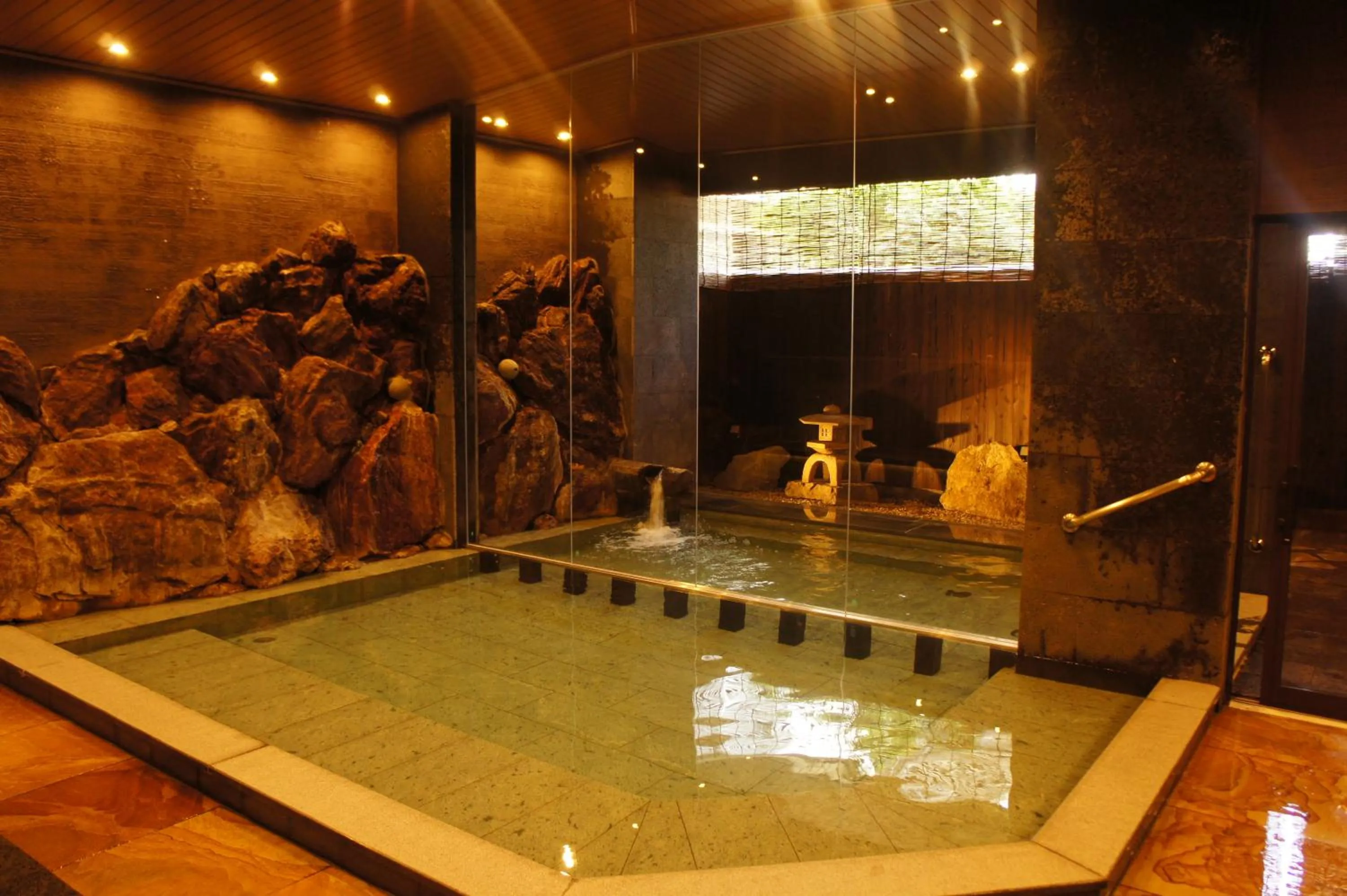 Hot Spring Bath in Kawaguchiya Kinosaki Riverside Hotel
