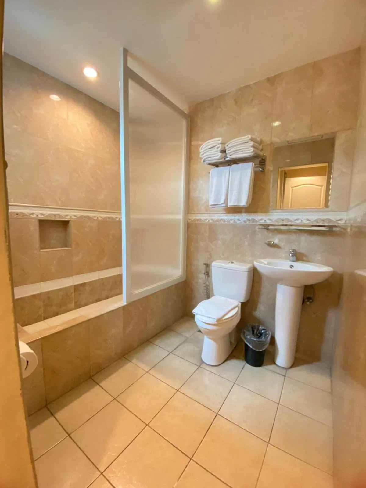 Bathroom in Prism Hotel