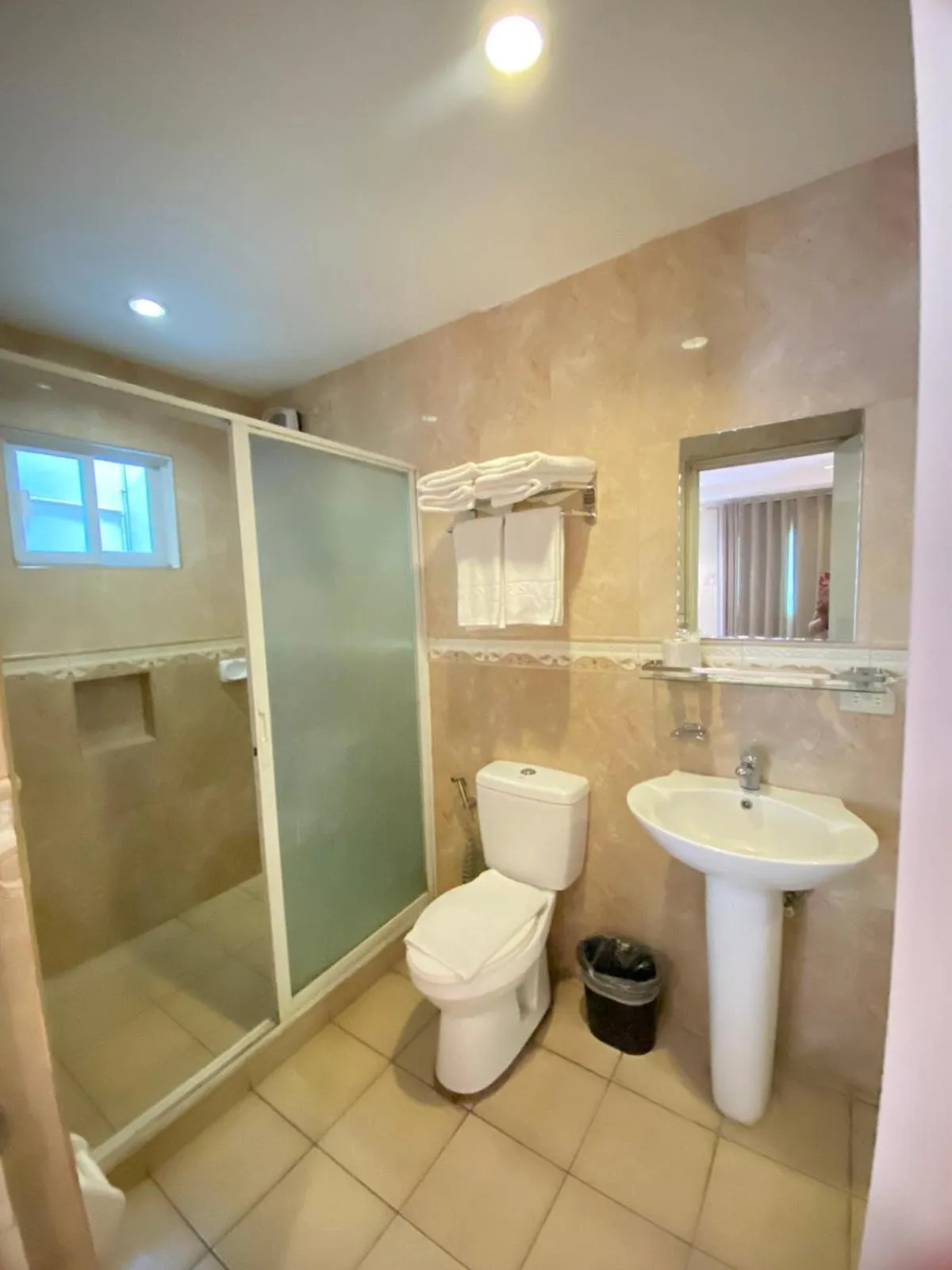 Bathroom in Prism Hotel