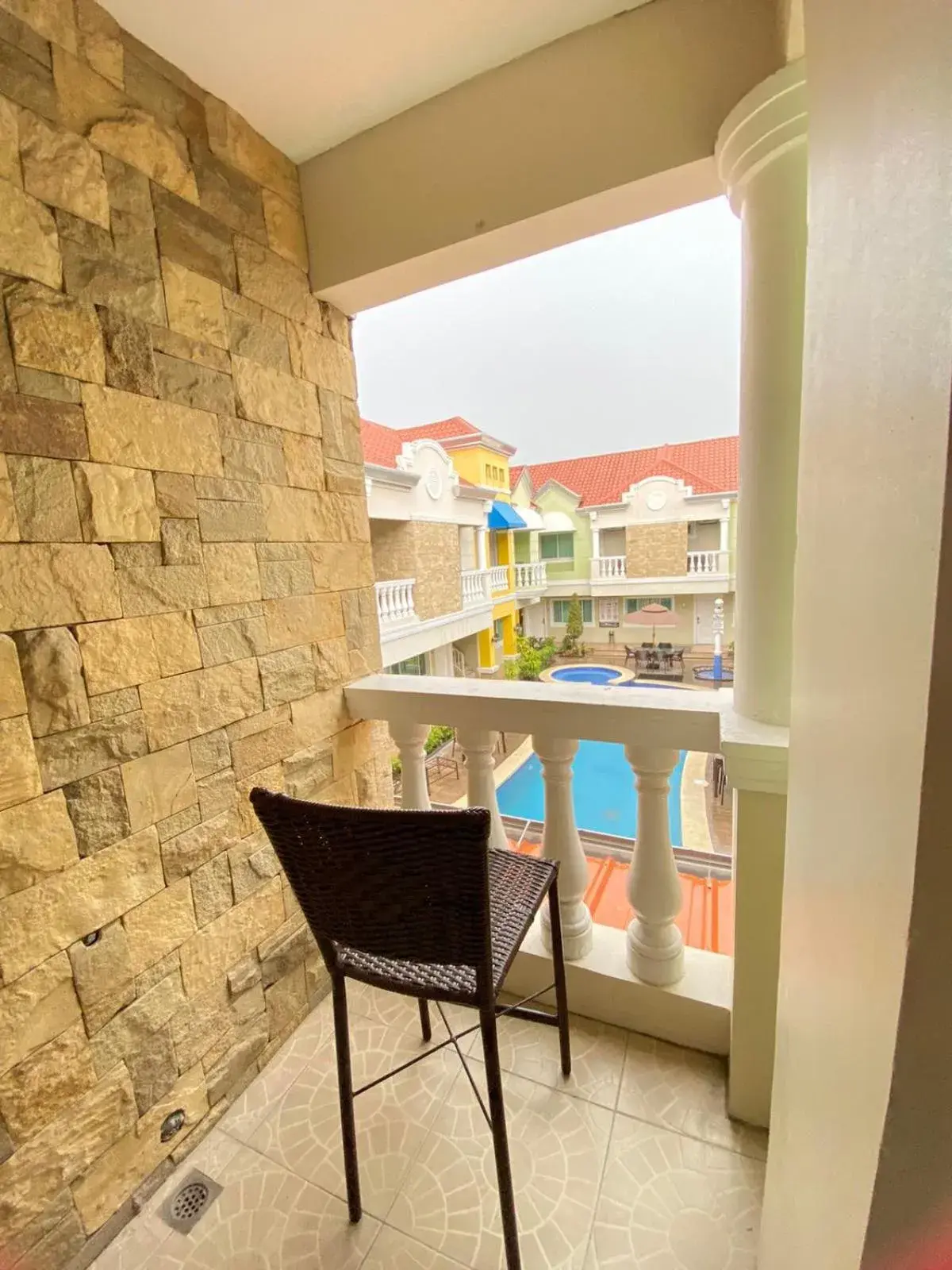 Pool view in Prism Hotel Pool view in Prism Hotel