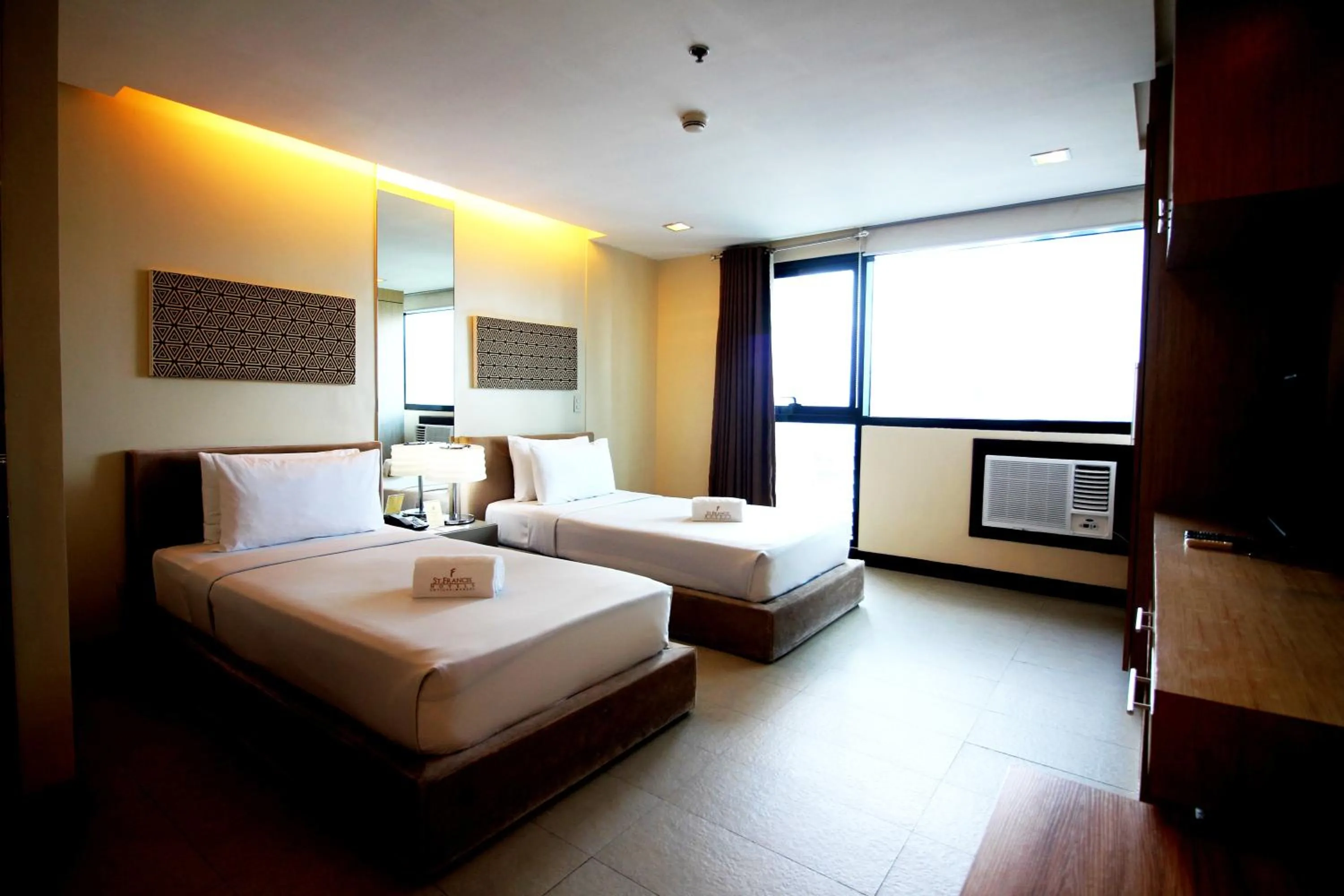 Photo of the whole room, Bed in BSA Twin Towers