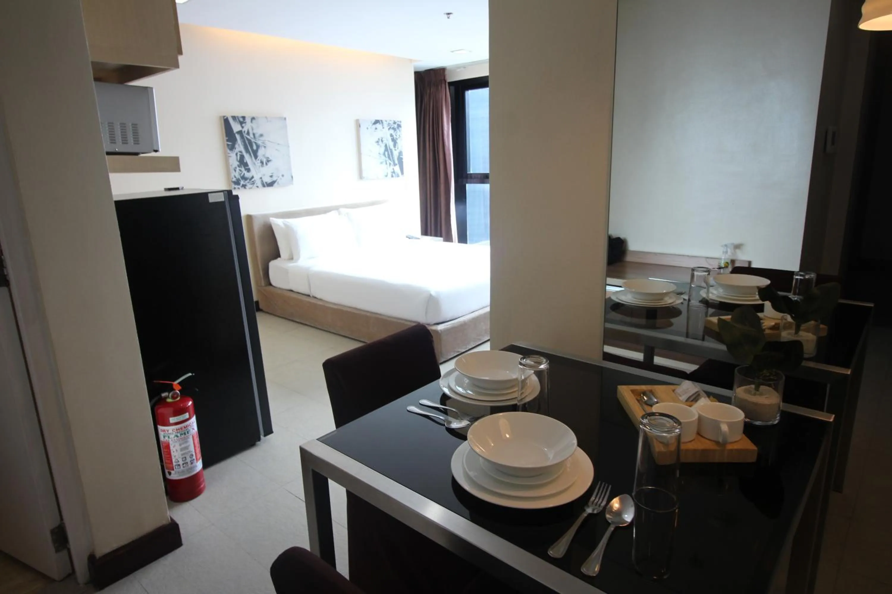 Photo of the whole room, Bed in BSA Twin Towers