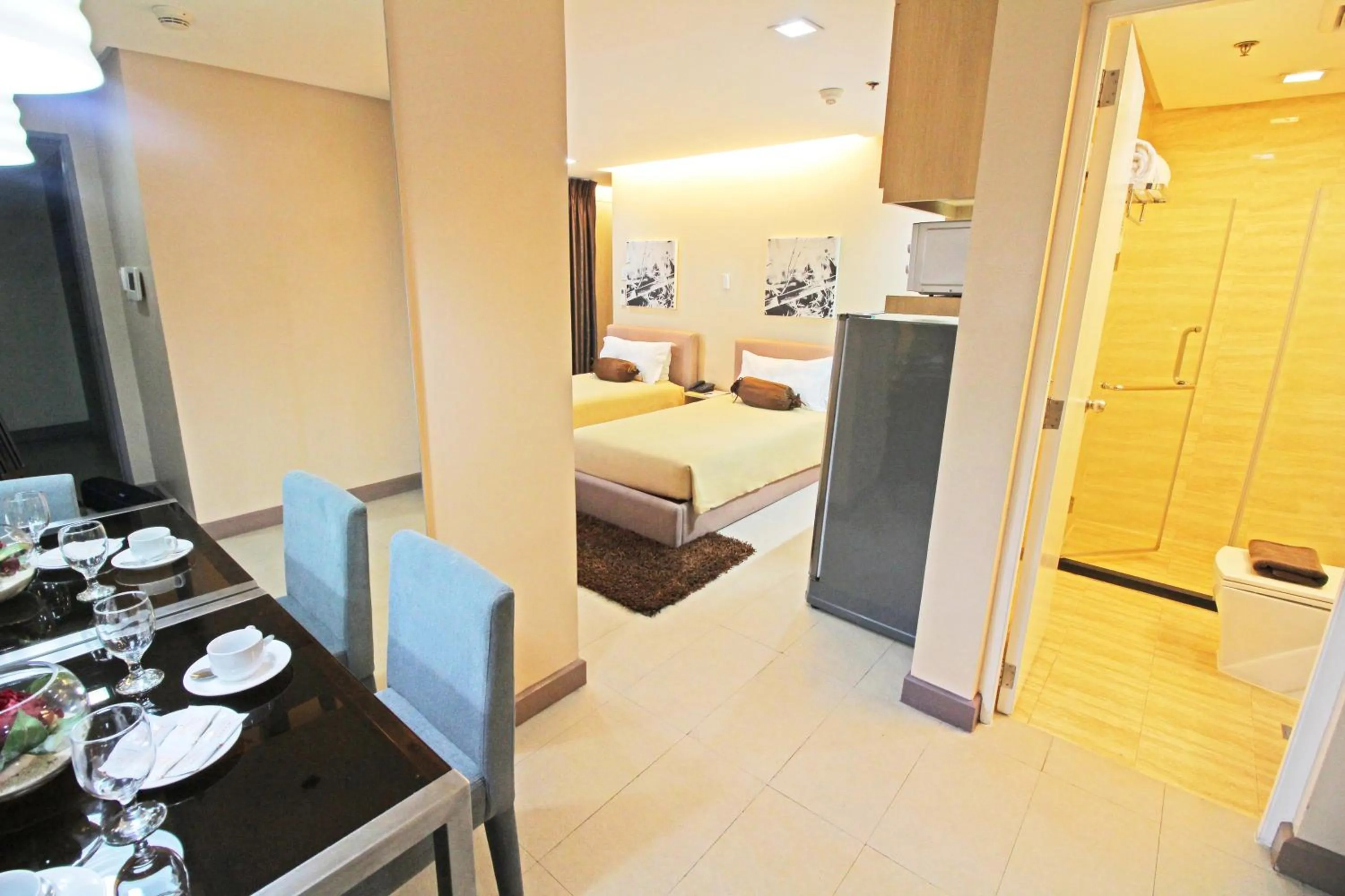 Photo of the whole room, Bed in BSA Twin Towers