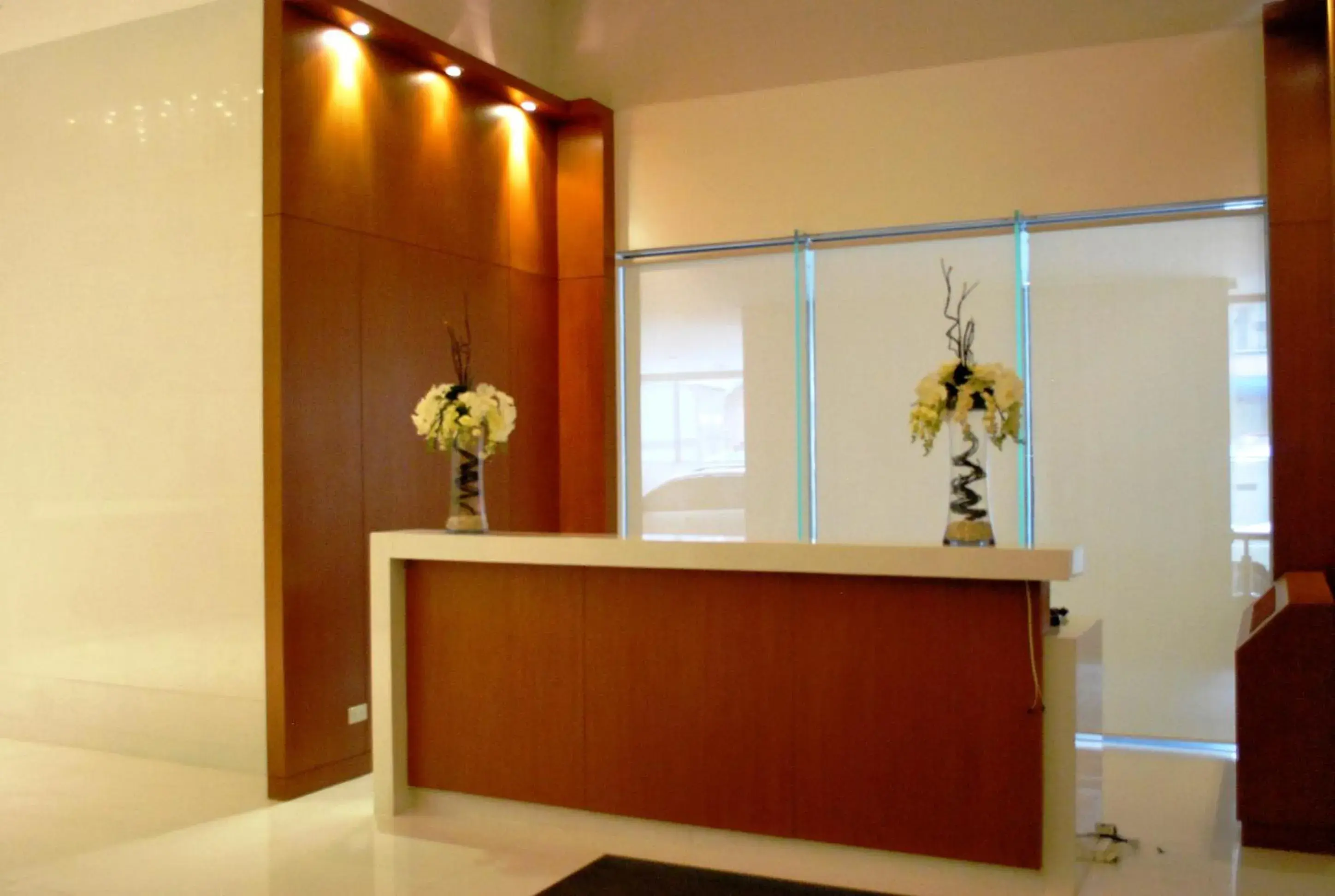 Lobby or reception in BSA Twin Towers Lobby or reception in BSA Twin Towers