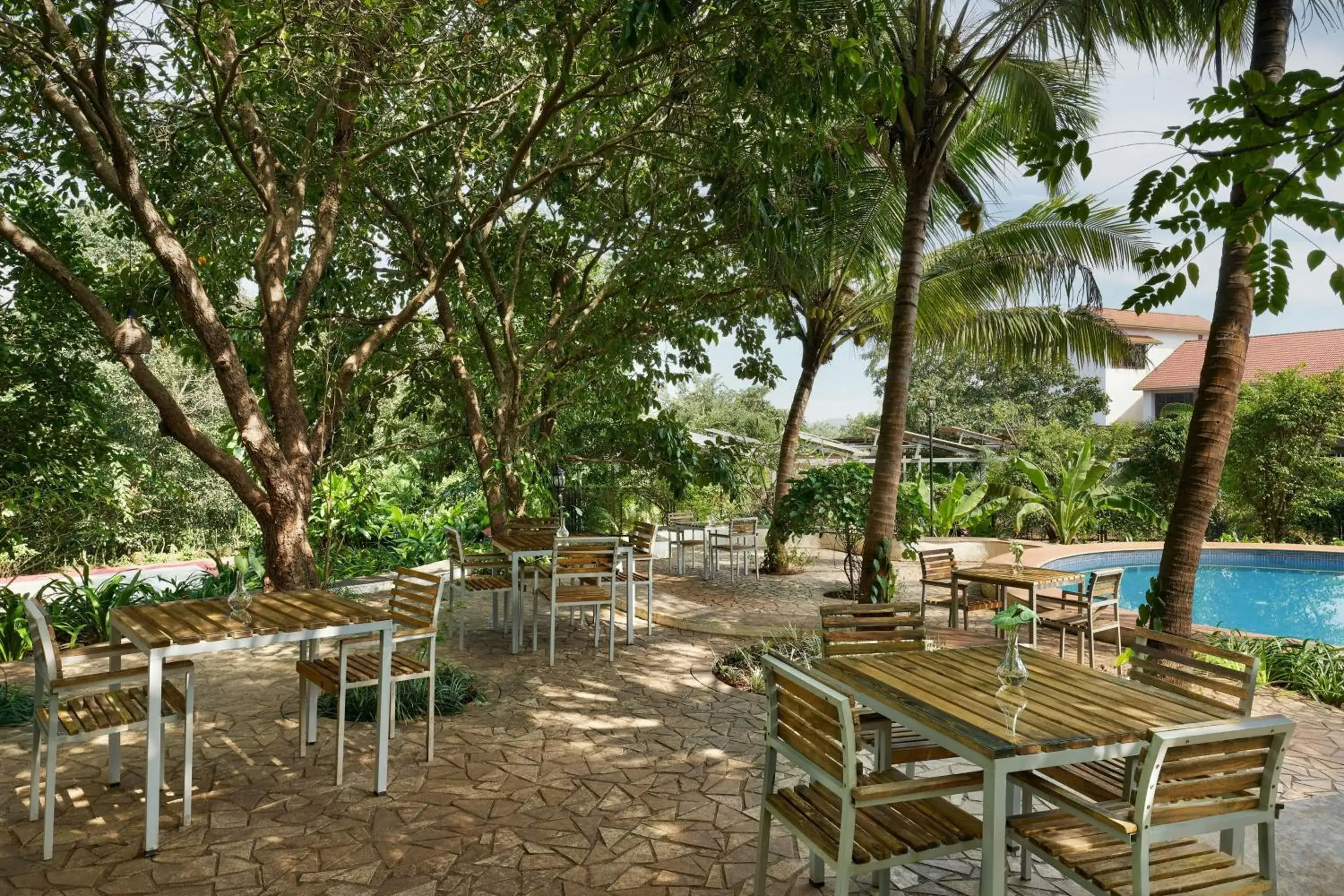 Swimming pool in The Fern Samali Resort Dapoli, Series by Marriott Swimming pool in The Fern Samali Resort Dapoli, Series by Marriott