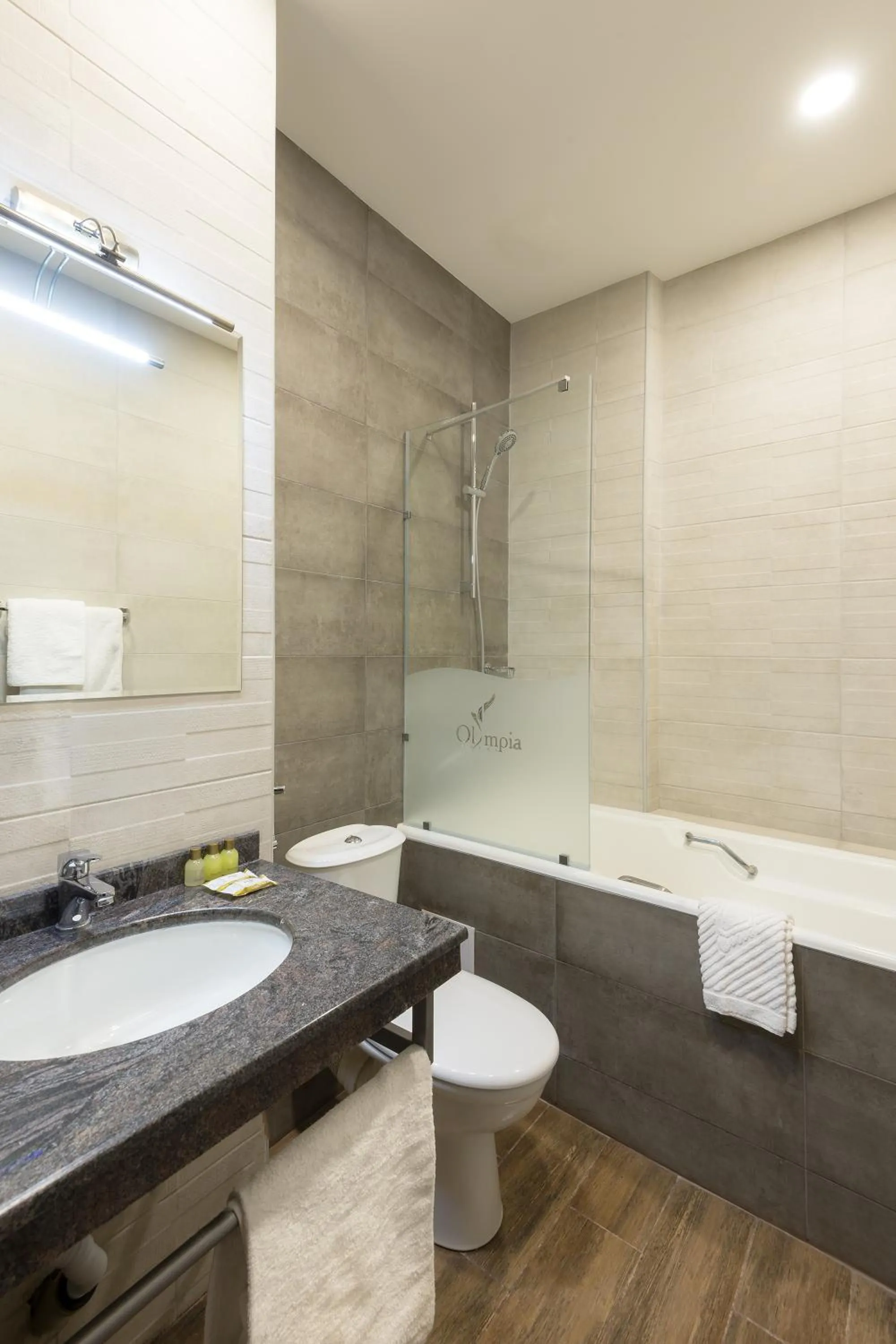 Bathroom in Olympia Garden Hotel