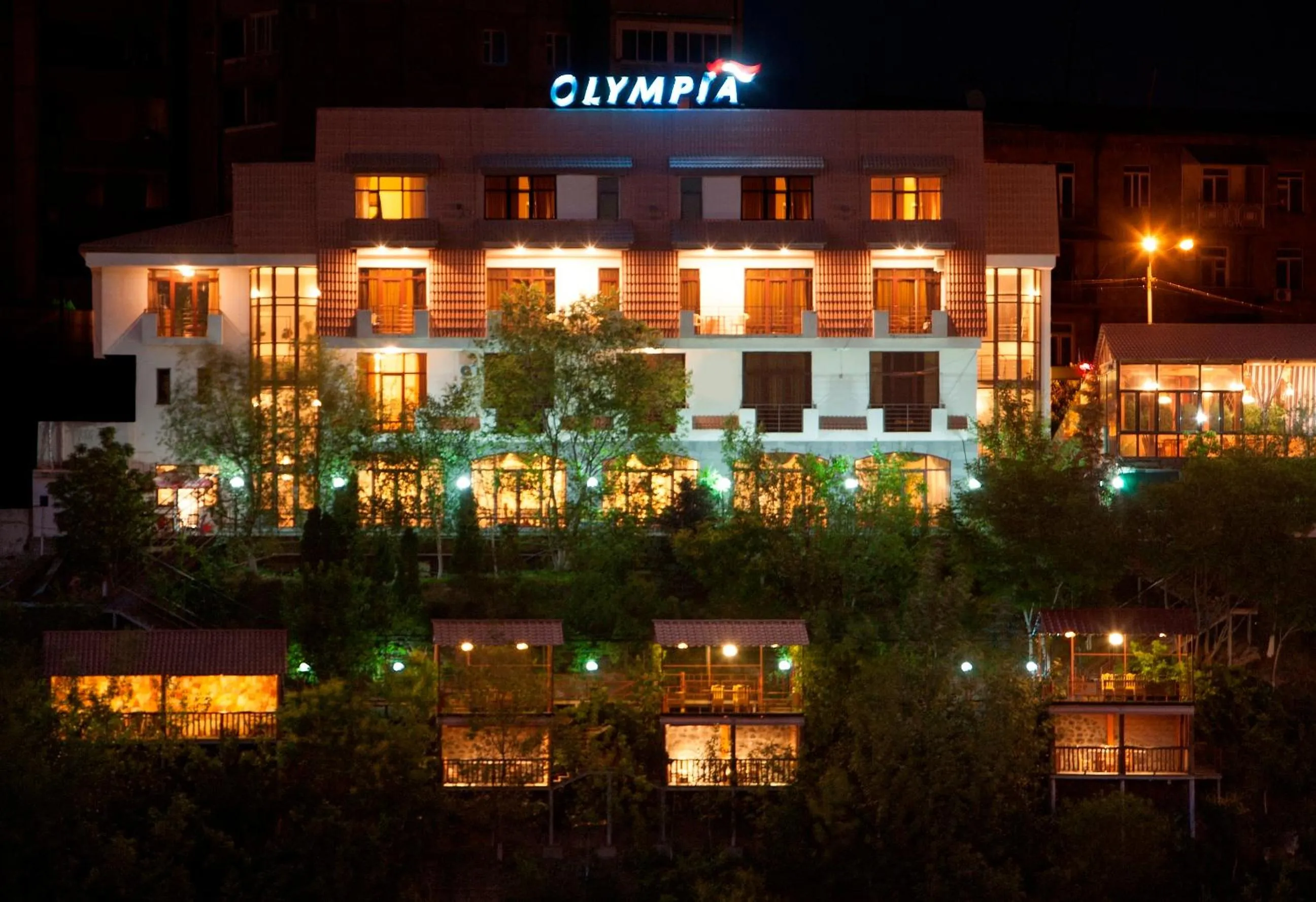 Facade/entrance in Olympia Garden Hotel
