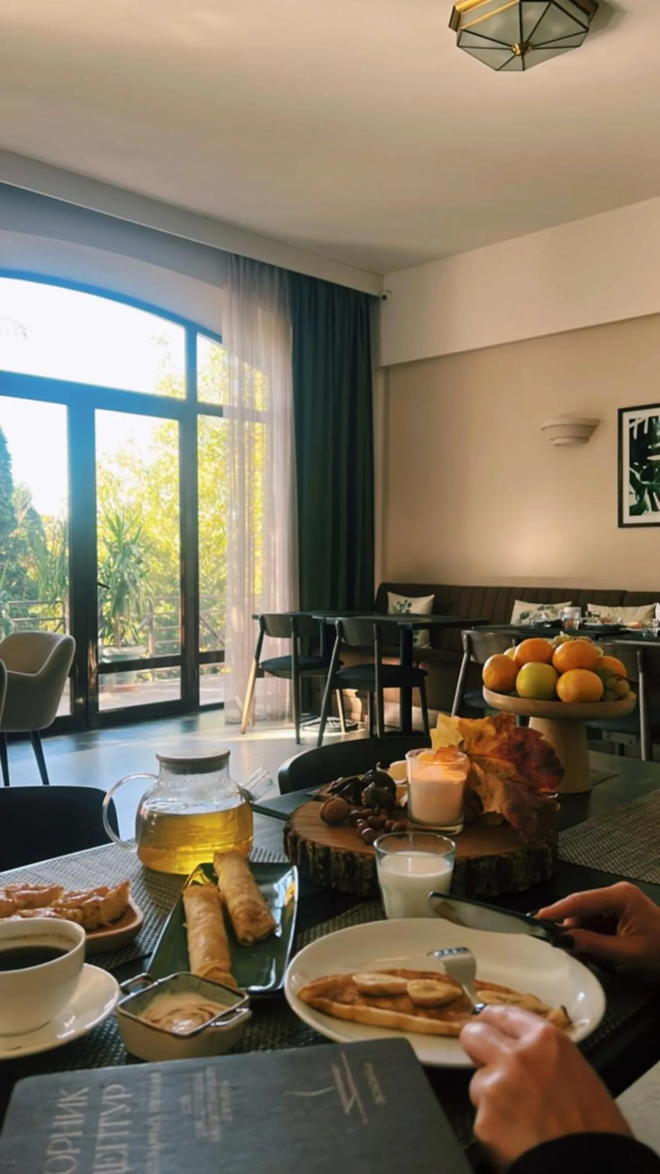 Food and drinks in Olympia Garden Hotel