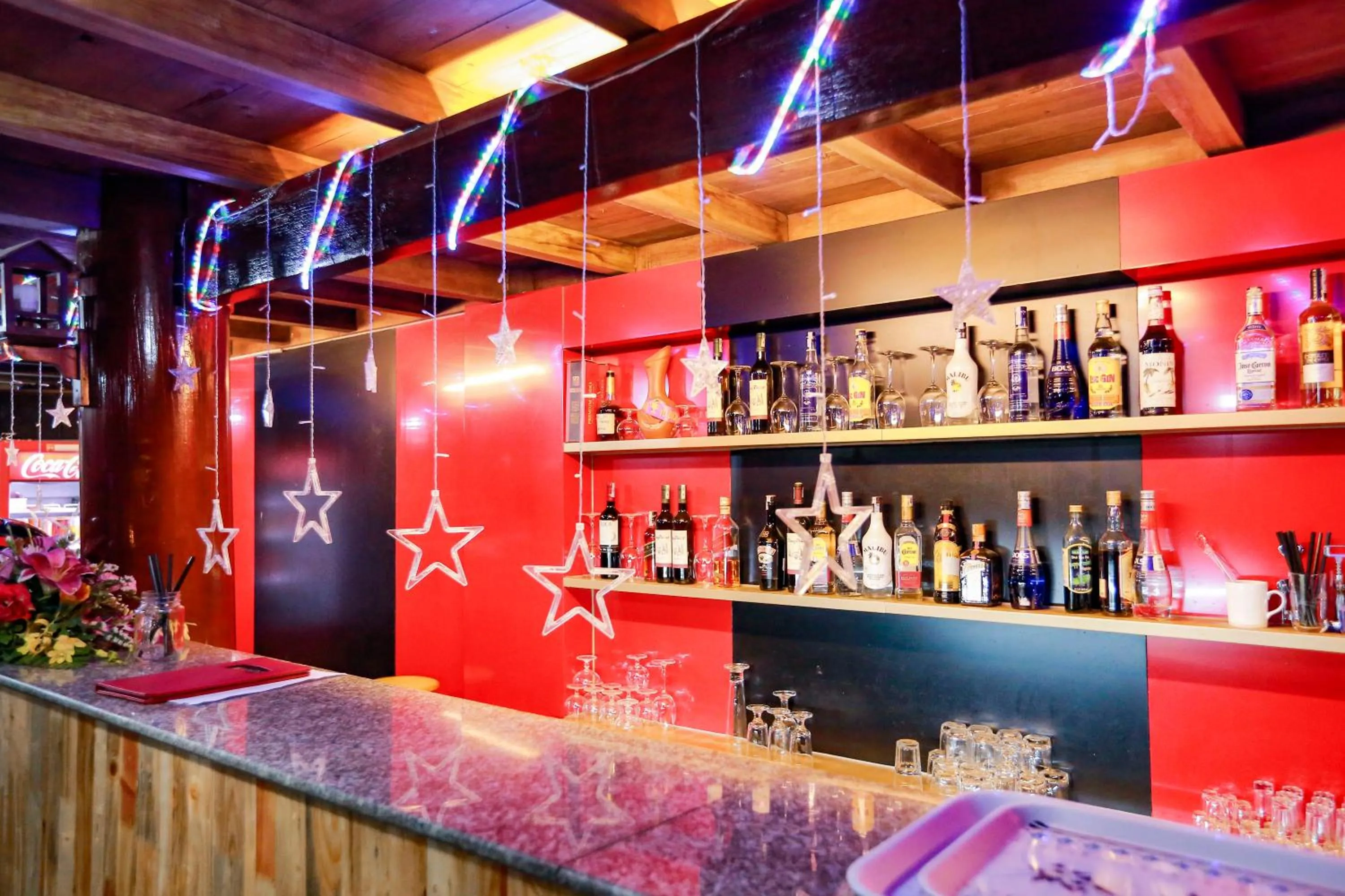 Living room in Cat Ba Eco Lodge