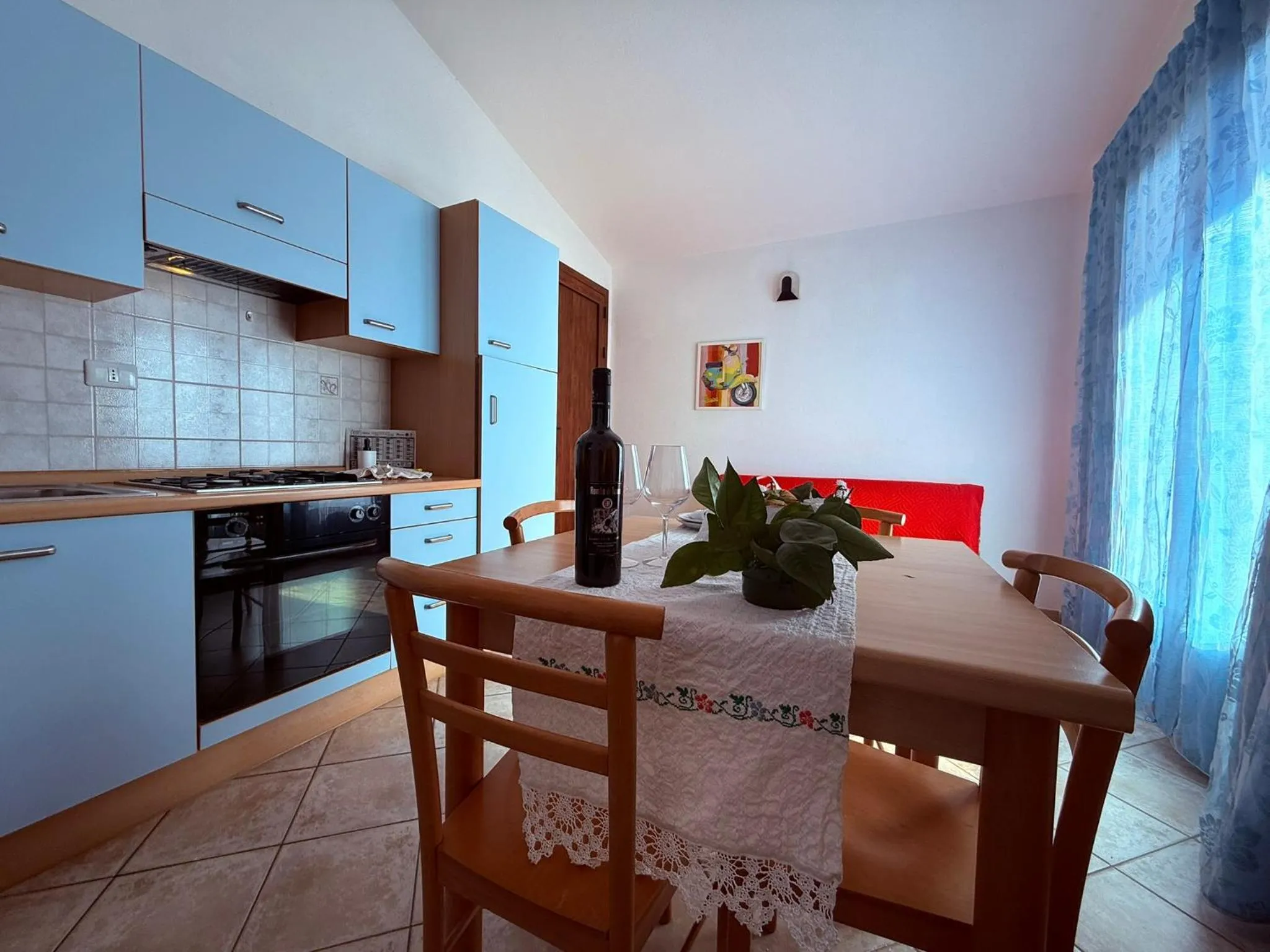 Kitchen or kitchenette in Residence Il Borgo di Porto Corallo