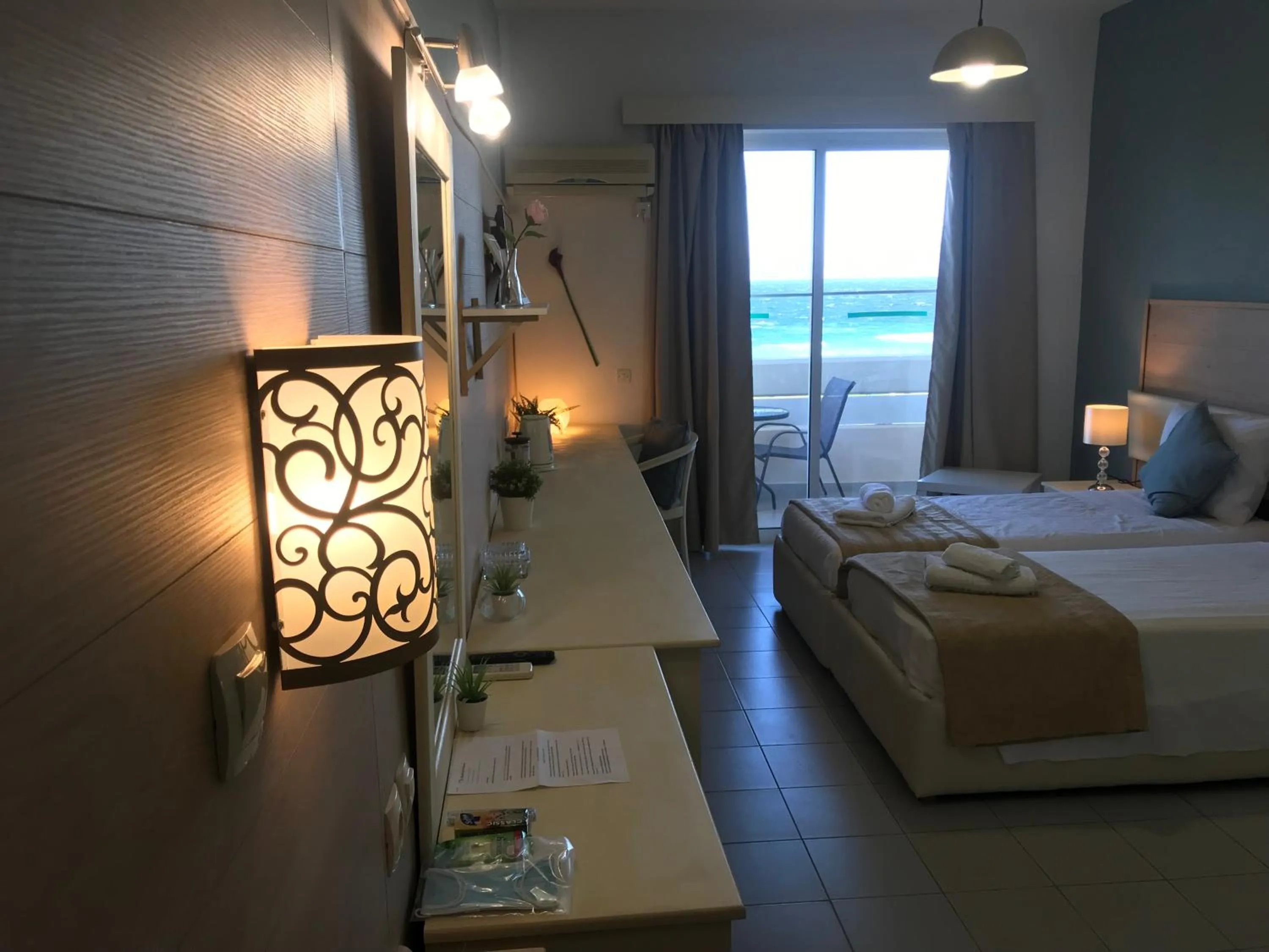 Bedroom, Bed in Bayside Hotel Katsaras