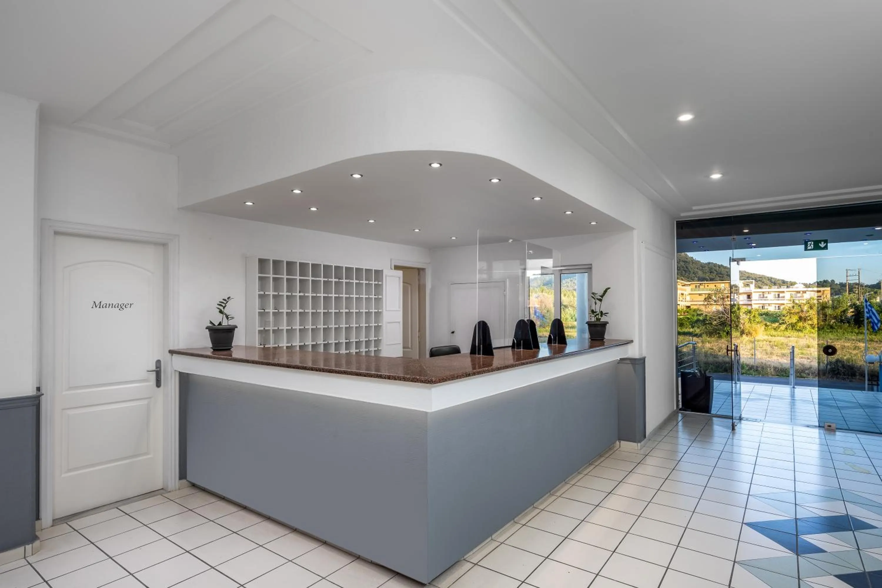 Property building in Bayside Hotel Katsaras