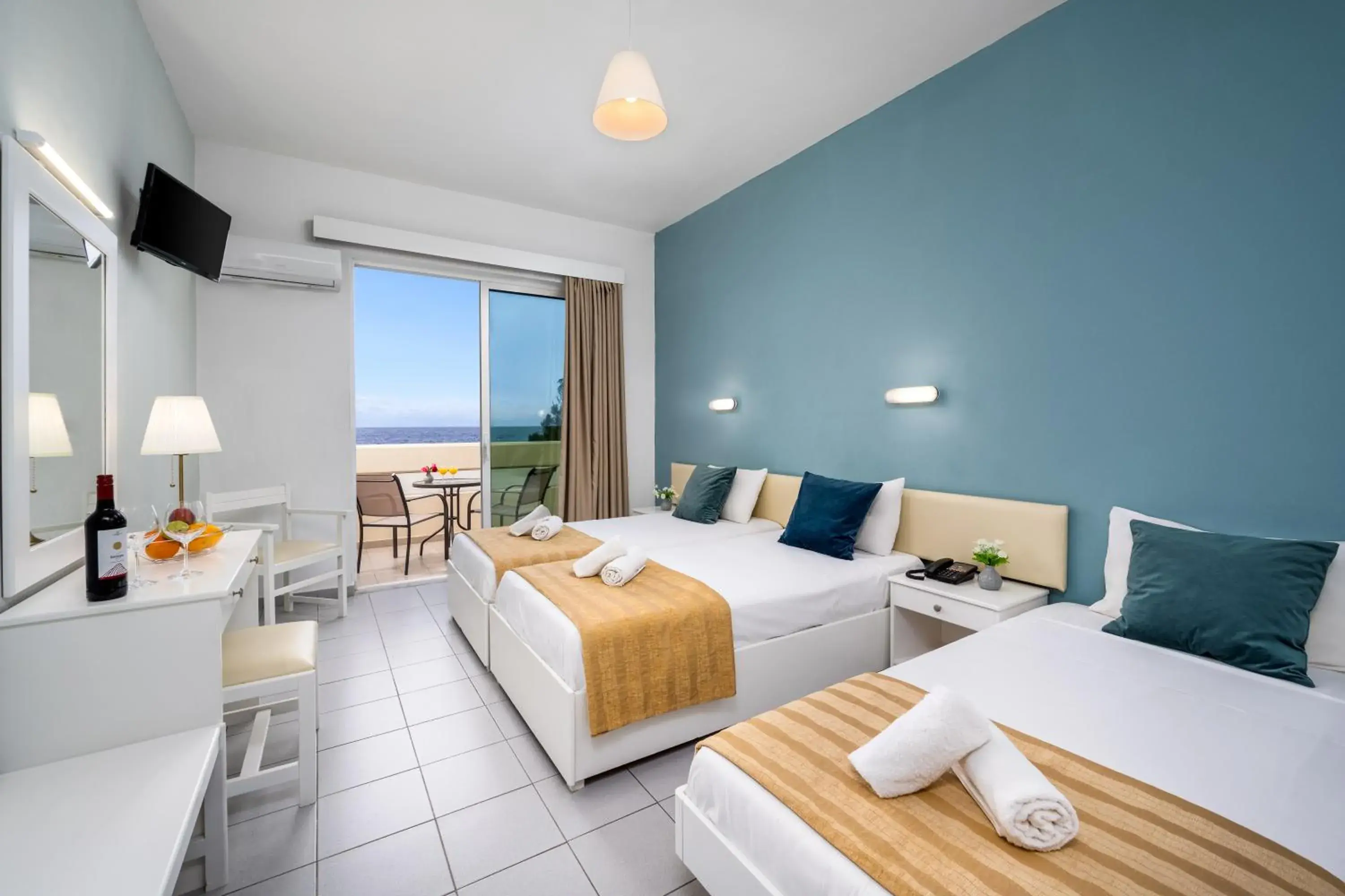 Photo of the whole room, Bed in Bayside Hotel Katsaras Photo of the whole room, Bed in Bayside Hotel Katsaras