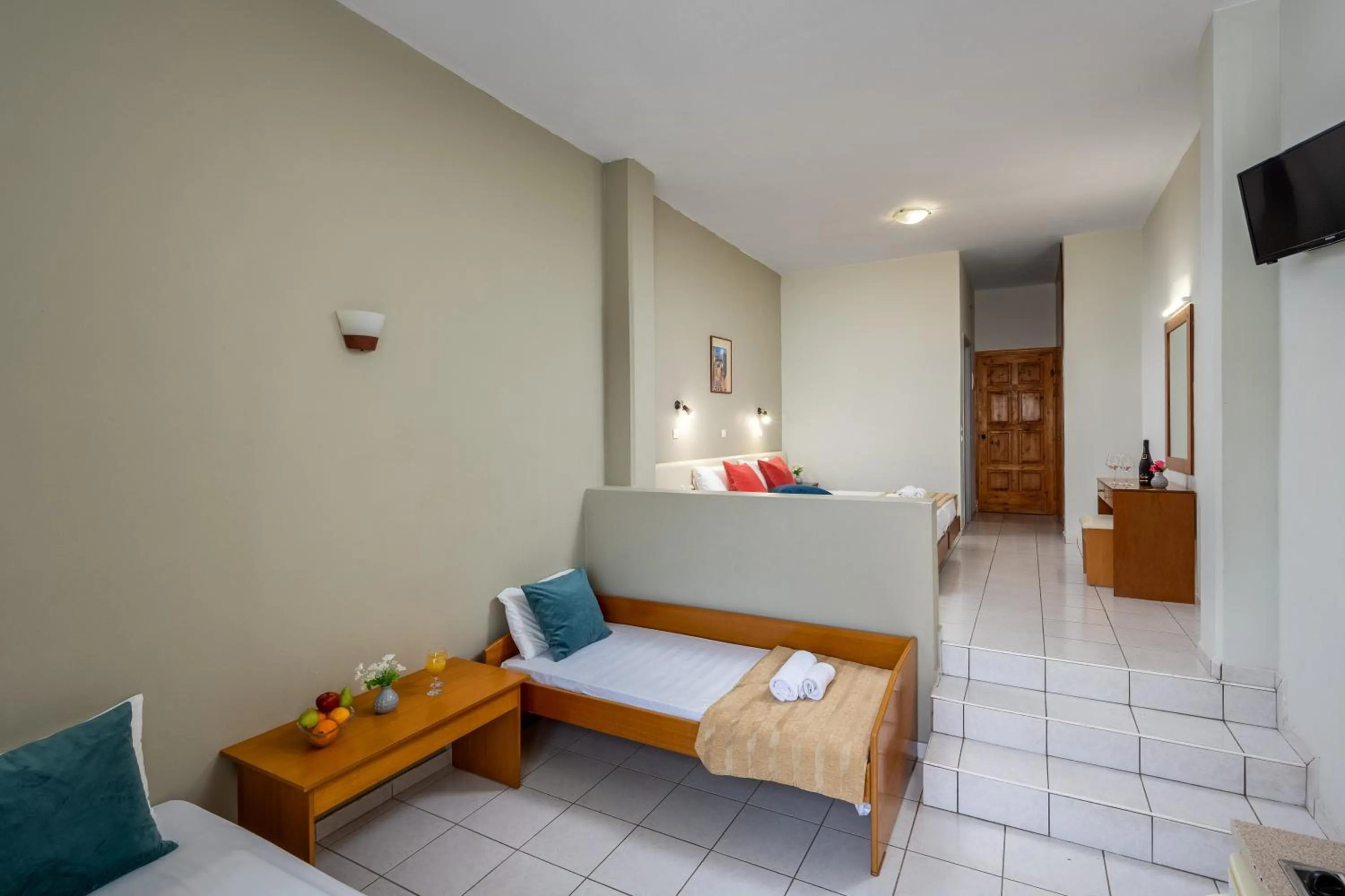 Photo of the whole room, Bed in Bayside Hotel Katsaras