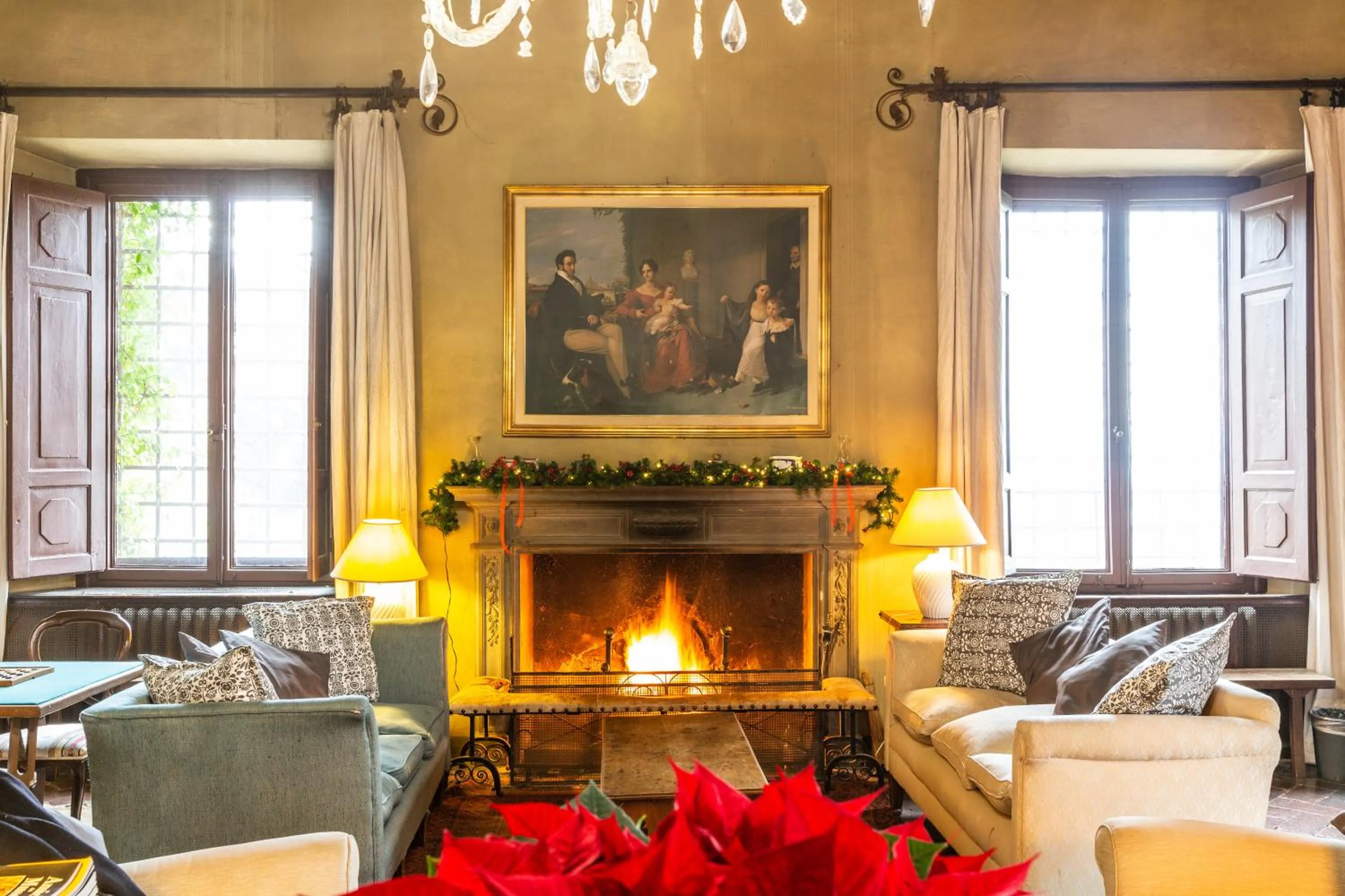 Lounge or bar in Villa Rucellai