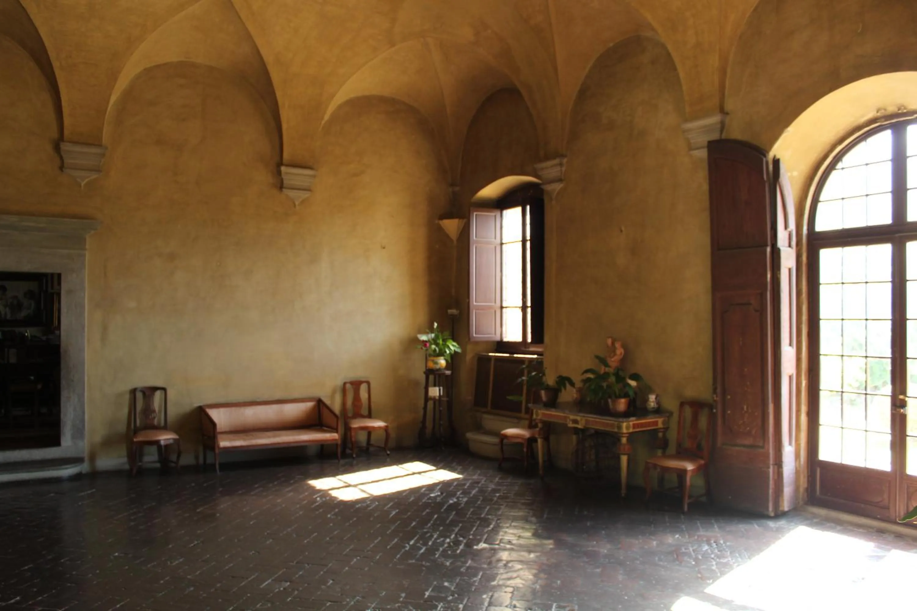 Living room in Villa Rucellai