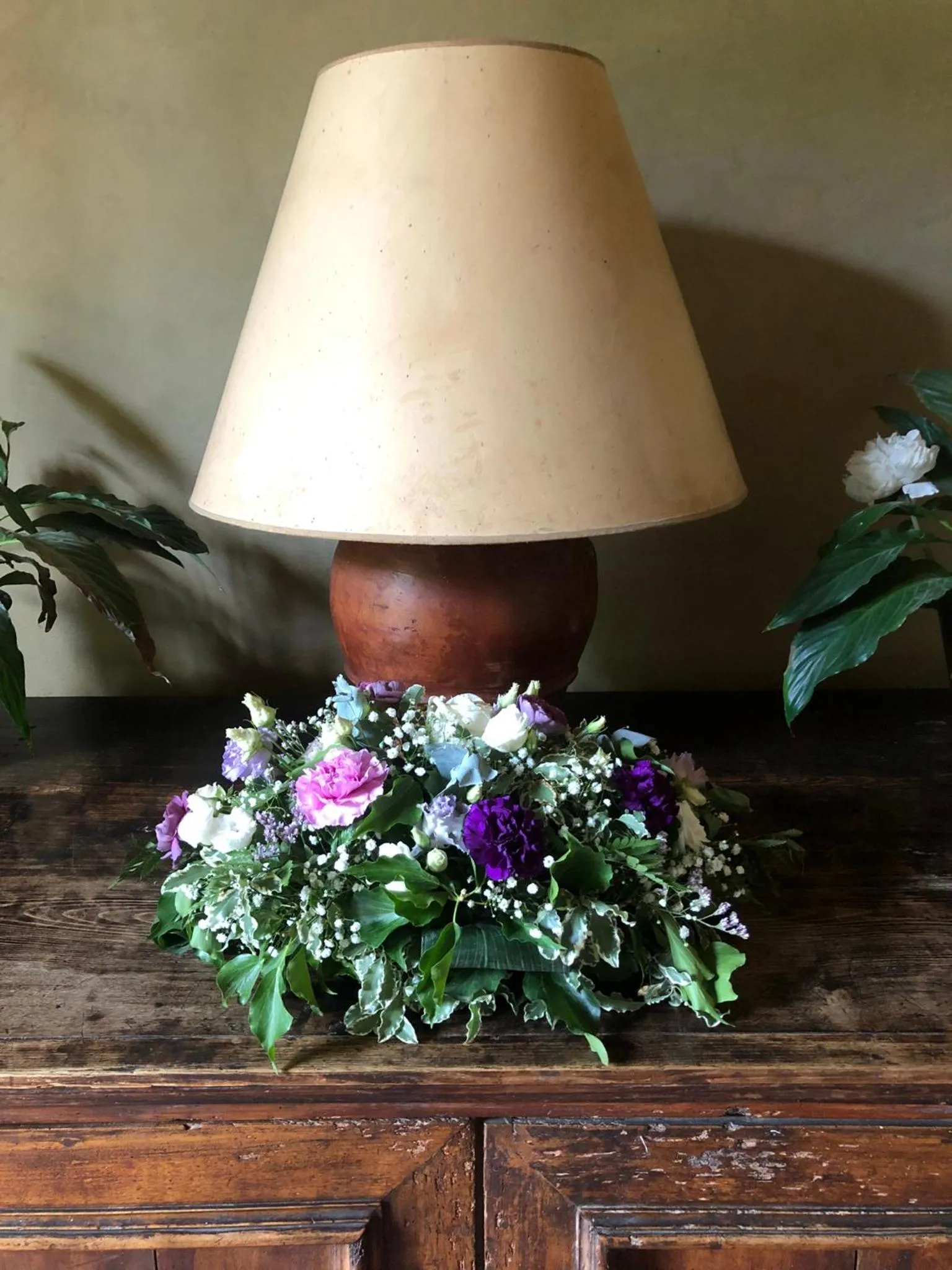 Decorative detail in Villa Rucellai