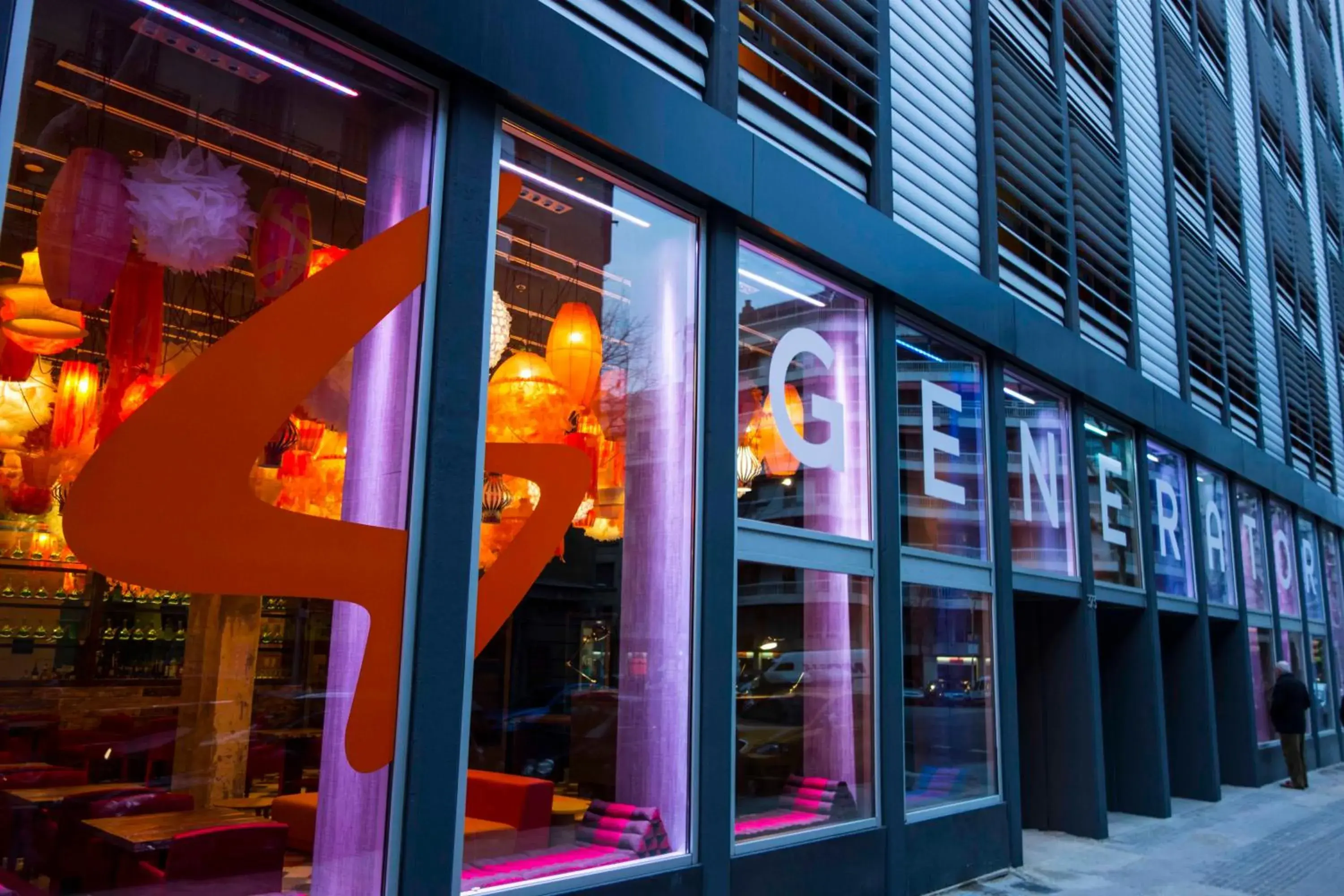 Facade/entrance in Generator Barcelona Facade/entrance in Generator Barcelona