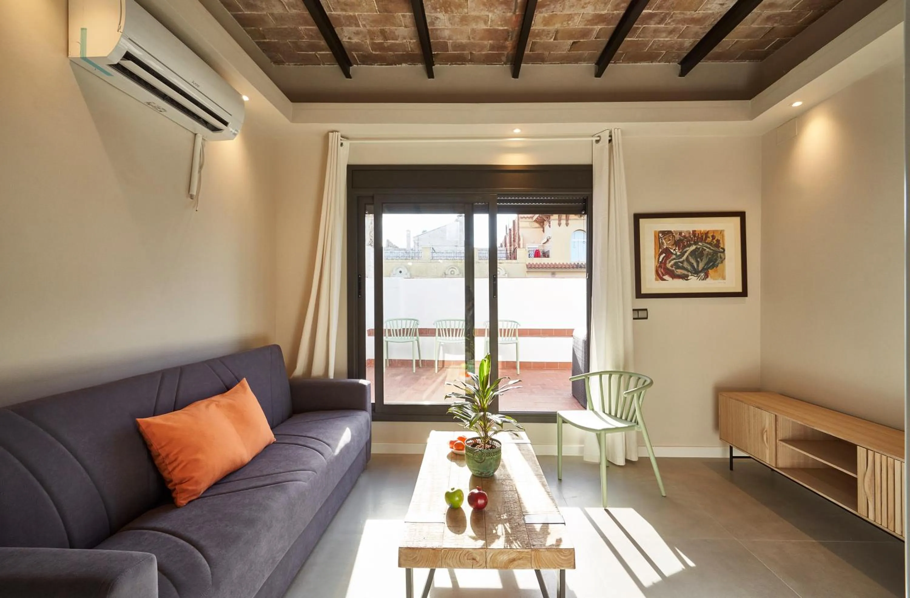 Living room in AinB Eixample-Miro Apartments