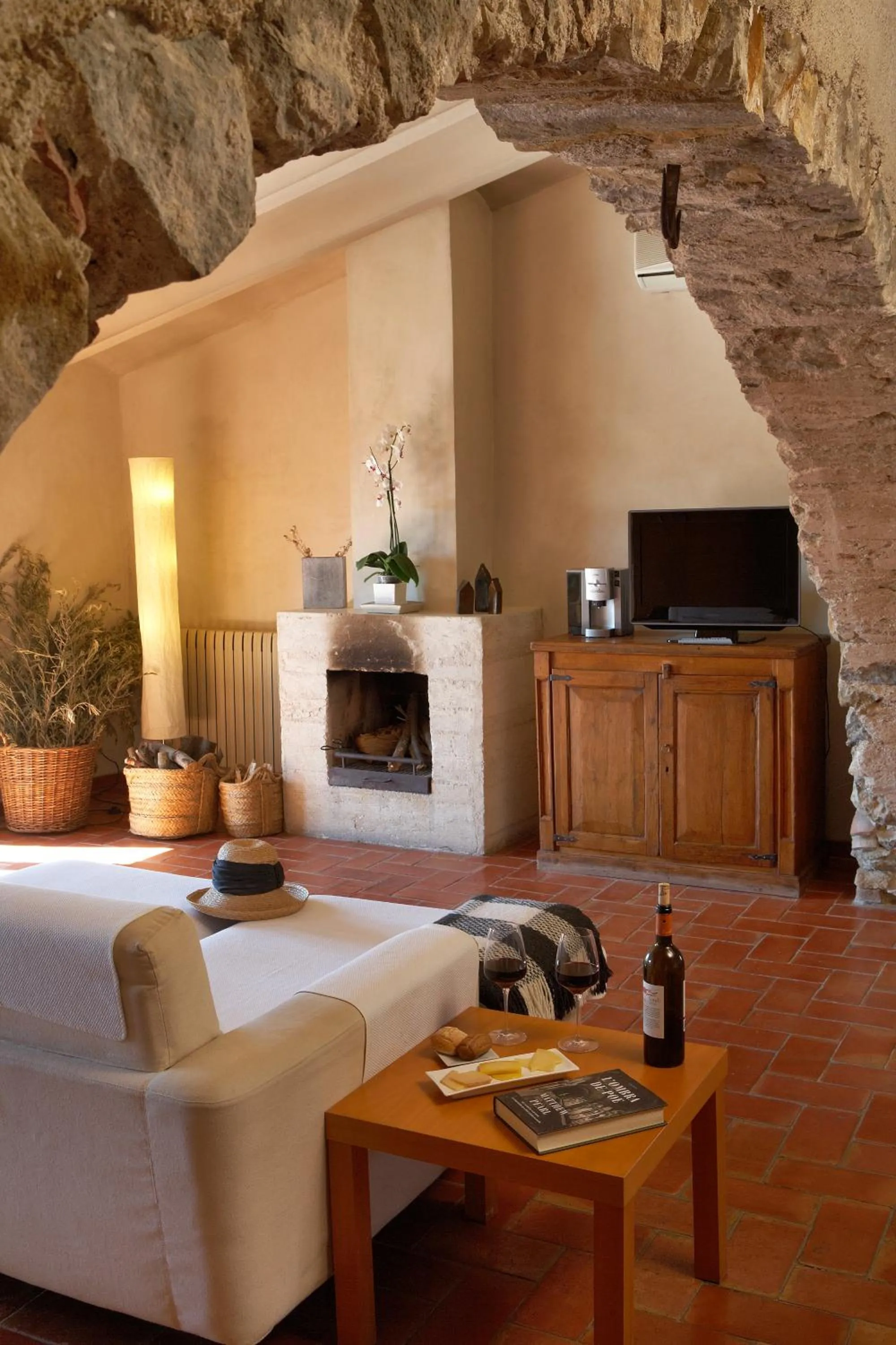 Seating area in Hotel la Plaça Madremanya