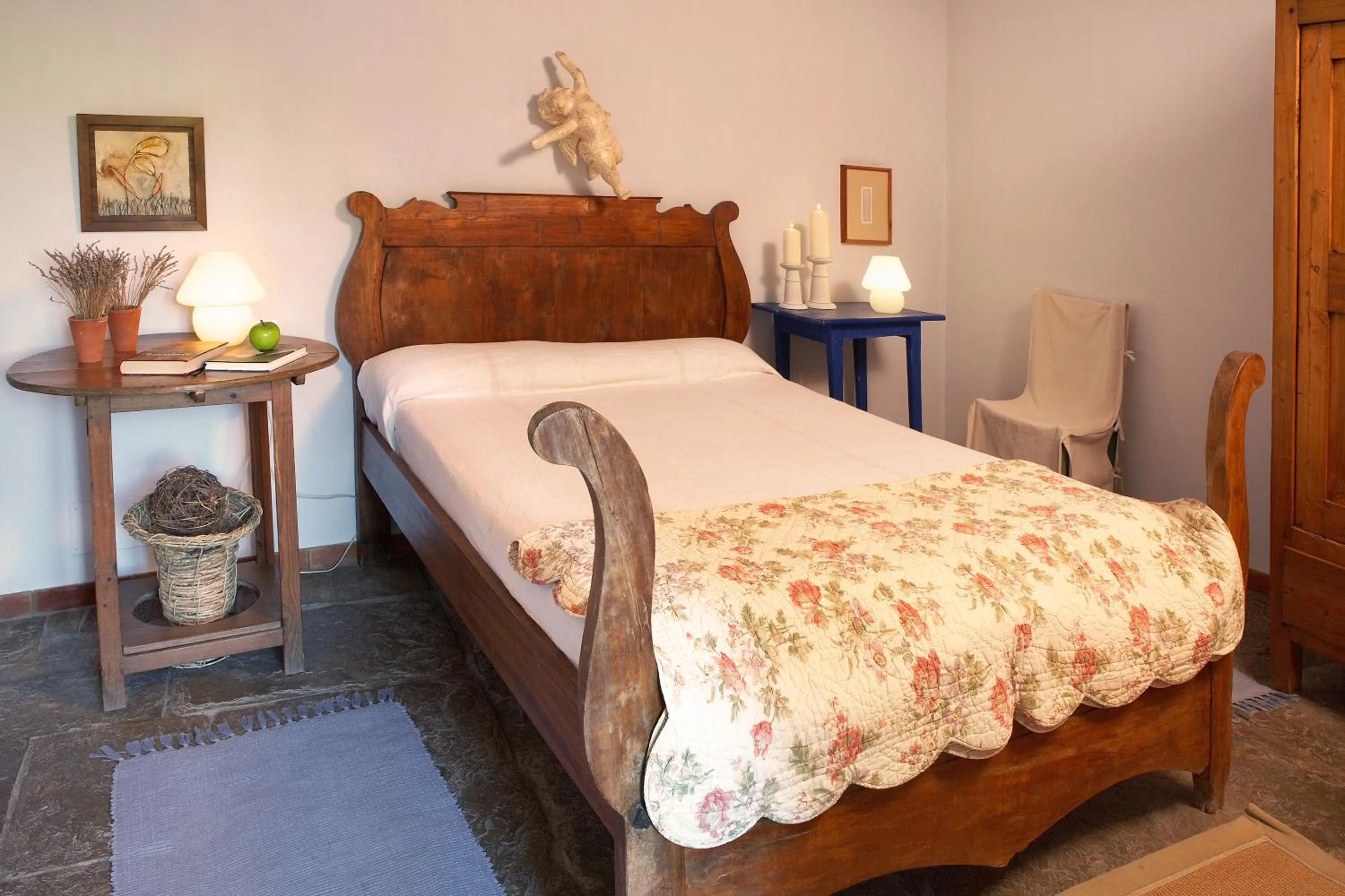 Bed in Hotel la Plaça Madremanya