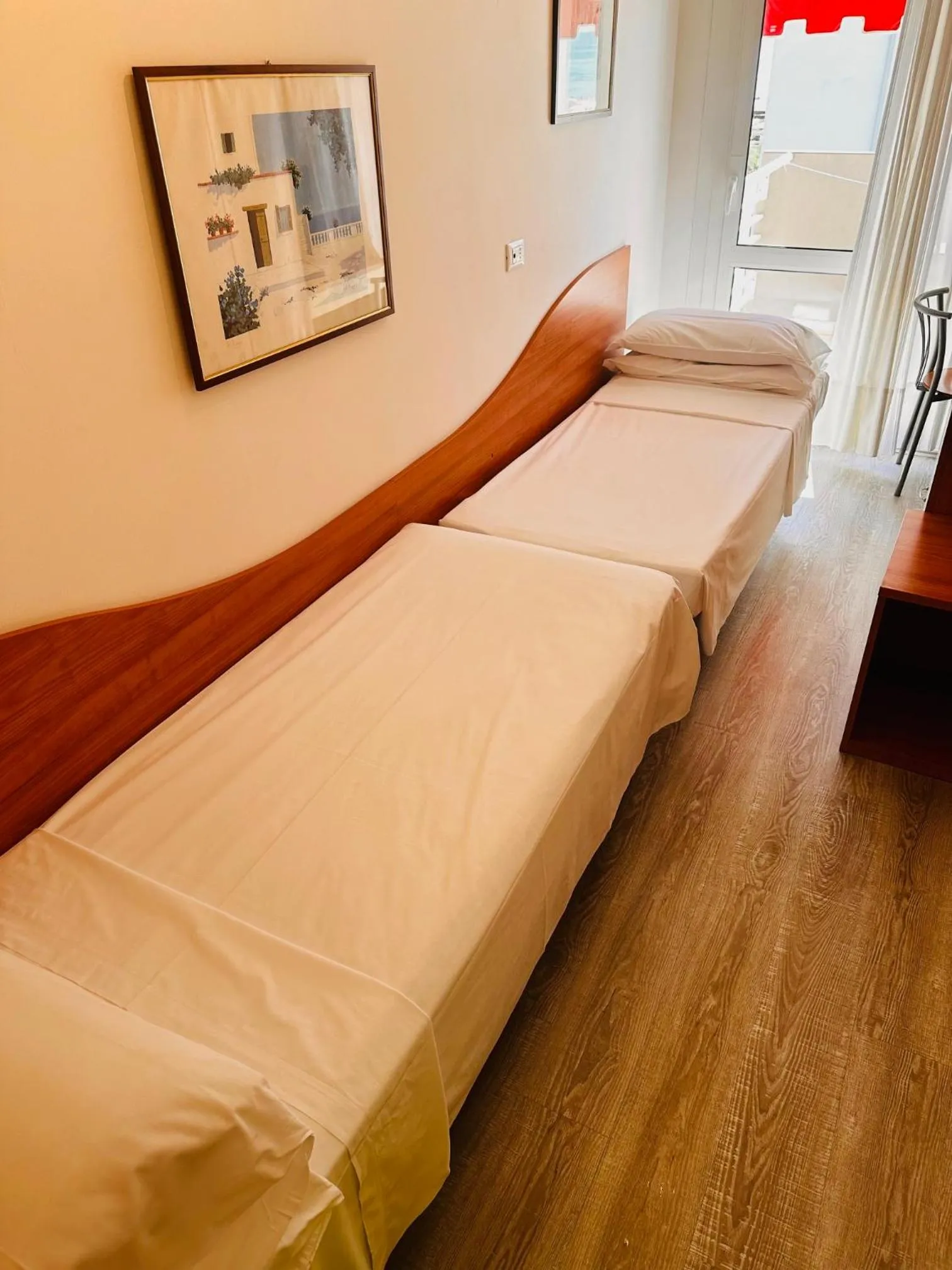 Bed in Hotel Derby S