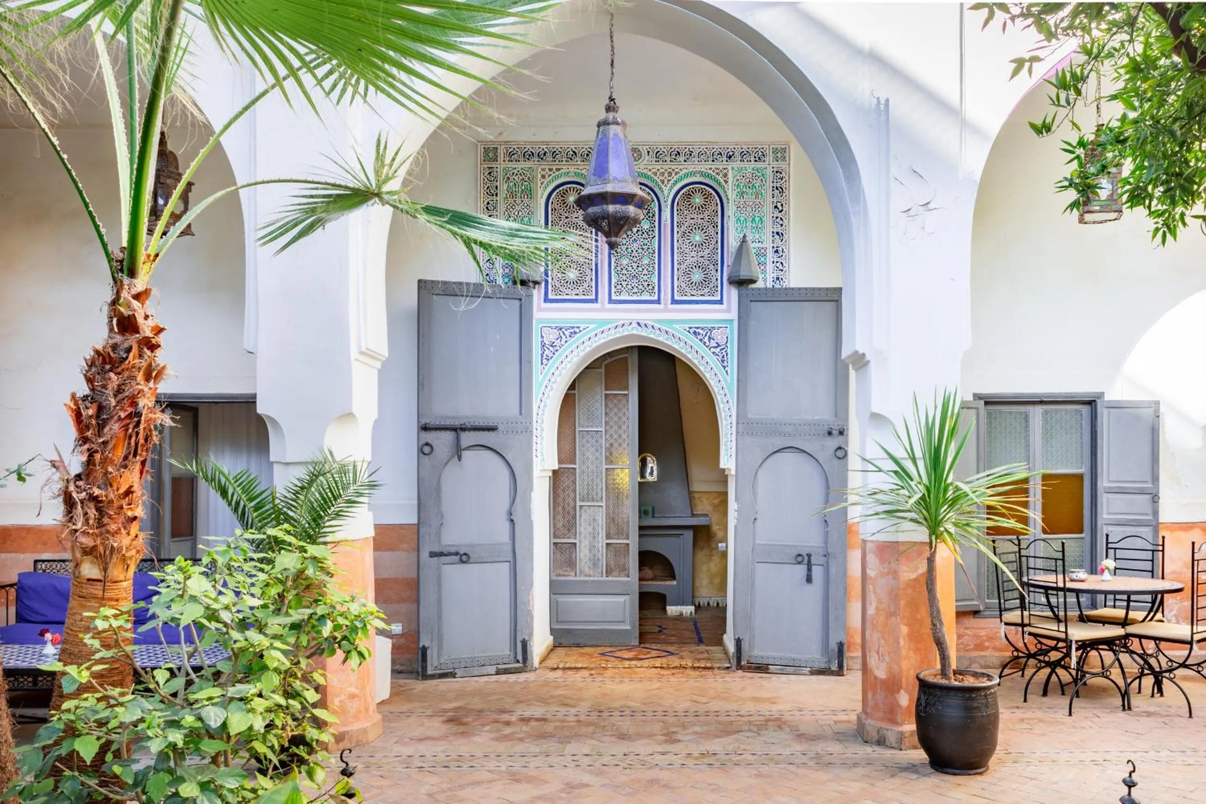 Facade/entrance in Riad Laila